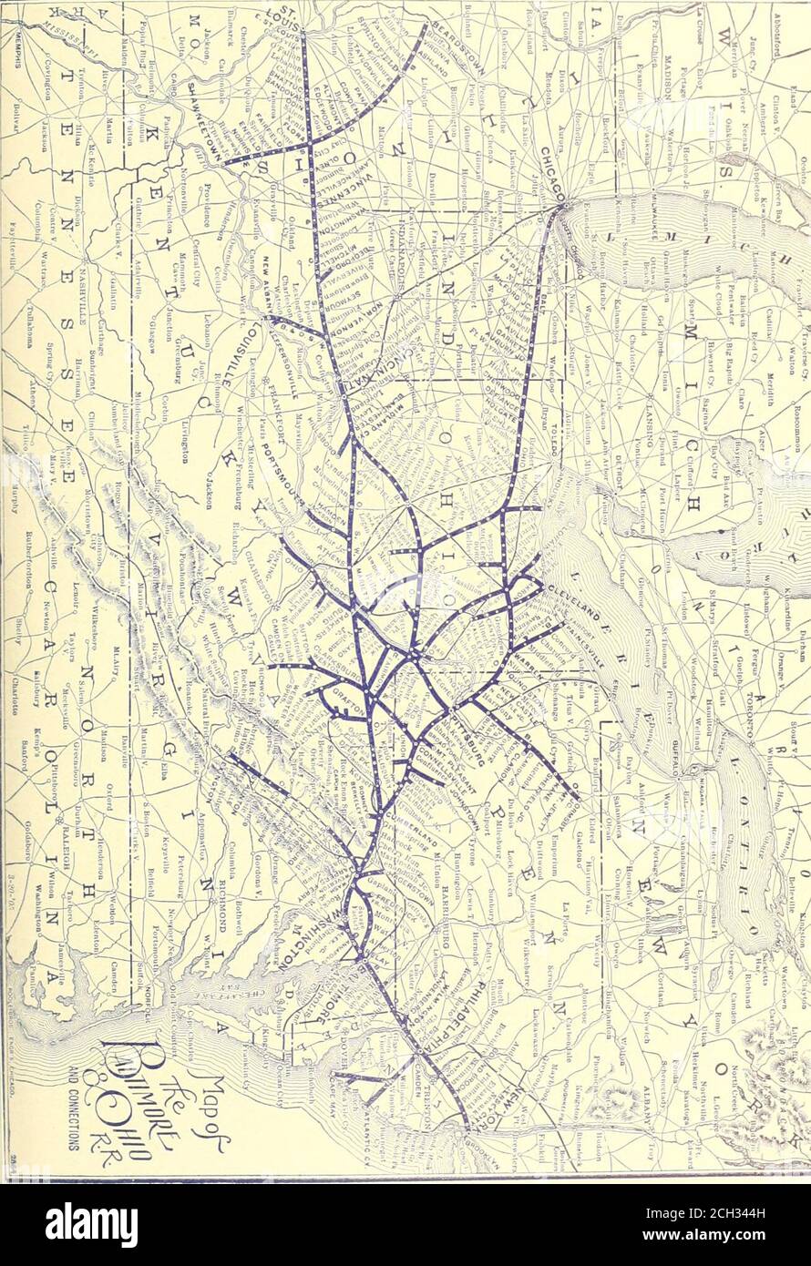 . Buch der Royal Blue . 9, mit Pullman Club Car, Speisewagen und Beobachtungsauto Washington nach St. Augustine, und durch Pulltnanschlafwagen Washington nach Palm Beach, Miami und Knights Key.Speisewagen unterwegs. DIE SCHE.DULE Baltimore & Ohio No. 12 No. 6 Verlassen Pittsburg, Eastern Time 6.0U pm 8.00 am Verlassen Connellsville 7.44 pm 9.45 am Verlassen Cumberland 10.30 pm 12.40 Ankunft Washington, Union Station 2.37 am 4.42 pm A.C. L. No.89 S.L.N0.99 Verlassen Washington, R. F. & P 4.20:6.20 Uhr Ankunft Richmond, A 7.50:9.29 Uhr Verlassen Richmond 8.15:00 Uhr 9.32:00 Uhr Ankunft Pinehurst 6.35:00 Uhr Ankunft Wilmin Stockfoto