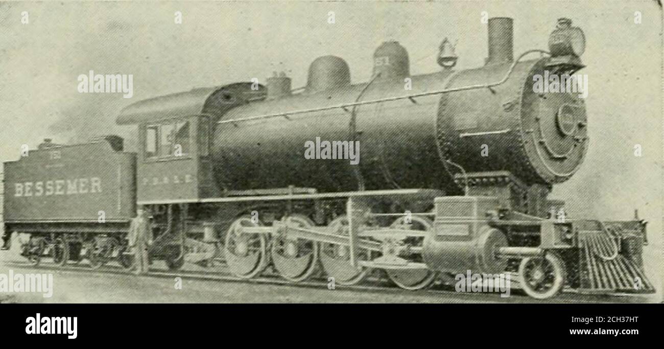 . Offizielle Verfahren . el müde Rad Unternehmen HERSTELLER ALLER ARTEN VON STAHL MÜDE RÄDER FÜR DEN EISENBAHNDIENST. General Office, Empire Building, 71 Broadway N. Y. City. KORRESPONDENZ ANGEFORDERT. TAYLOR TO^KSHiRE-KOLBENSTANGEN und ACHSEN aus STAHLSTÄHLEN, die von der führenden Eisenbahn verwendet werden R. MUSHETS S^,i^ STÄHLE, die mehr Arbeit leisten als alle anderen bekannten Stähle DIESE WAREN SIND DER STANDARD DER EXZELLENZ.Alleinverpresser in den Vereinigten Staaten, Kanada und Mexiko B. M. JONES & CO. Nr. 159 Devonshire Street, BOSTON. No. 143 Liberty Street, NEW YORK. AMERIKANISCHE LOKOMOTIVE FIRMA, -ERBAUER DER EINZELNEN EXPANSI Stockfoto