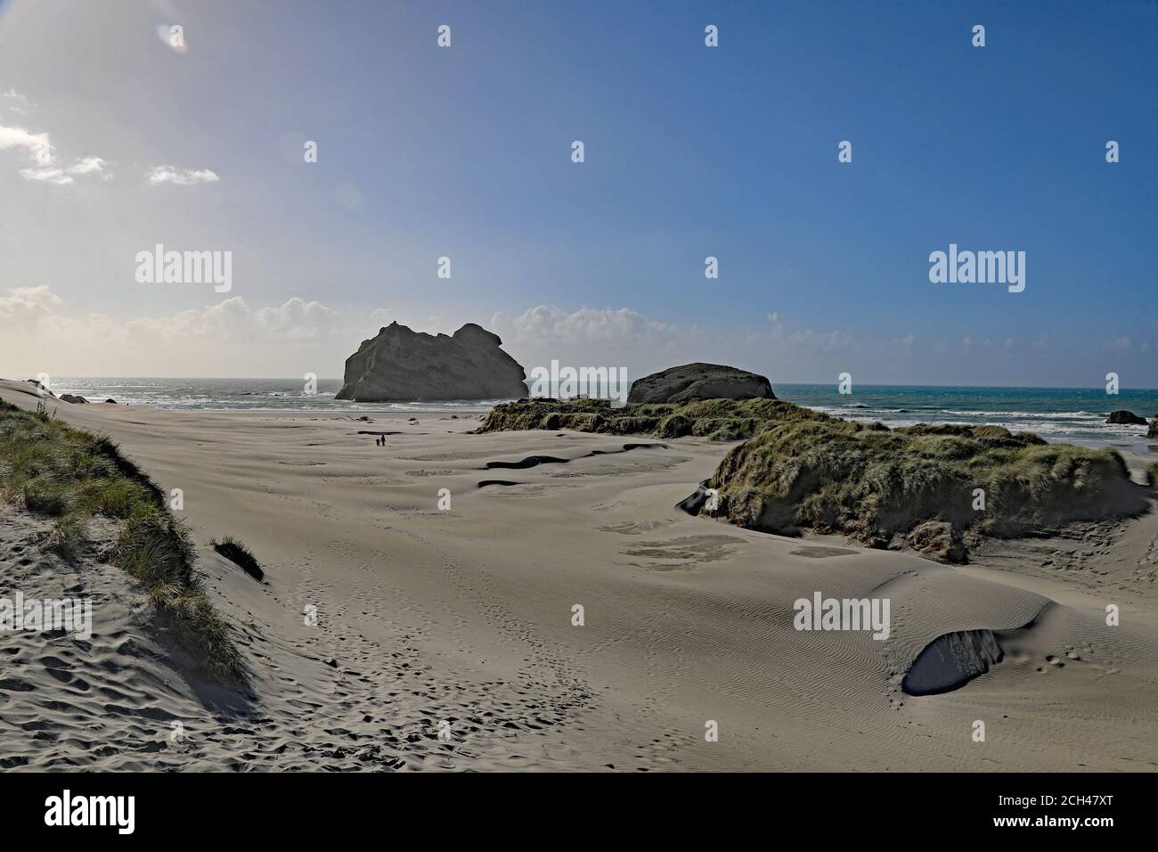 Wharariki Beach Stockfoto