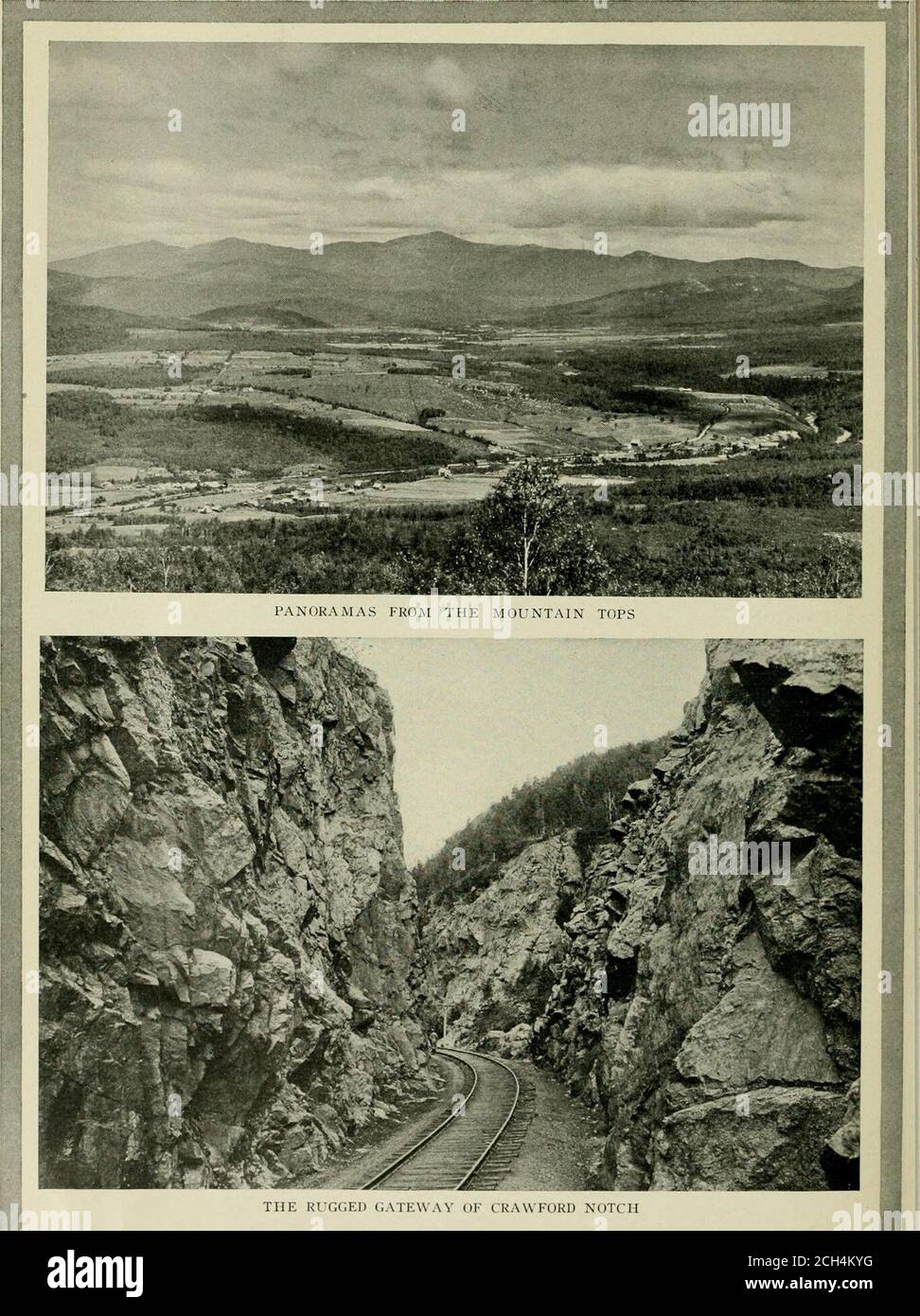 . Die White Mountains von New Hampshire : im Herzen der Nation Spielplatz . E, Crawfords, Franken, Sugar Hill, Fabyan, Randolph, Gorham, North Conway, Intervale, Ahornholz, Bethlehem, Jackson, Whitefield, Dixville Notch, und andere später erwähnt werden. Jeder dieser Orte hat seine eigenen Attraktionen und Vereine, und zu einem großen Teil seine eigene Kundschaft. Die gleiche herrliche Luft, die gleiche herrliche Landschaft, die identischen Outdoor-Aktivitäten werden von allen diesen Resorts geteilt, und in Wirklichkeit sind sie Einheiten einer großen und ständig wachsenden Urlaubsfamilie, die sich in freundlicher Rivalität schwelgen Stockfoto