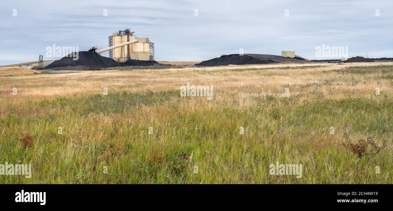 Sheerness Kohlebergwerk in der Nähe von Hanna, Alberta, Kanada Stockfoto