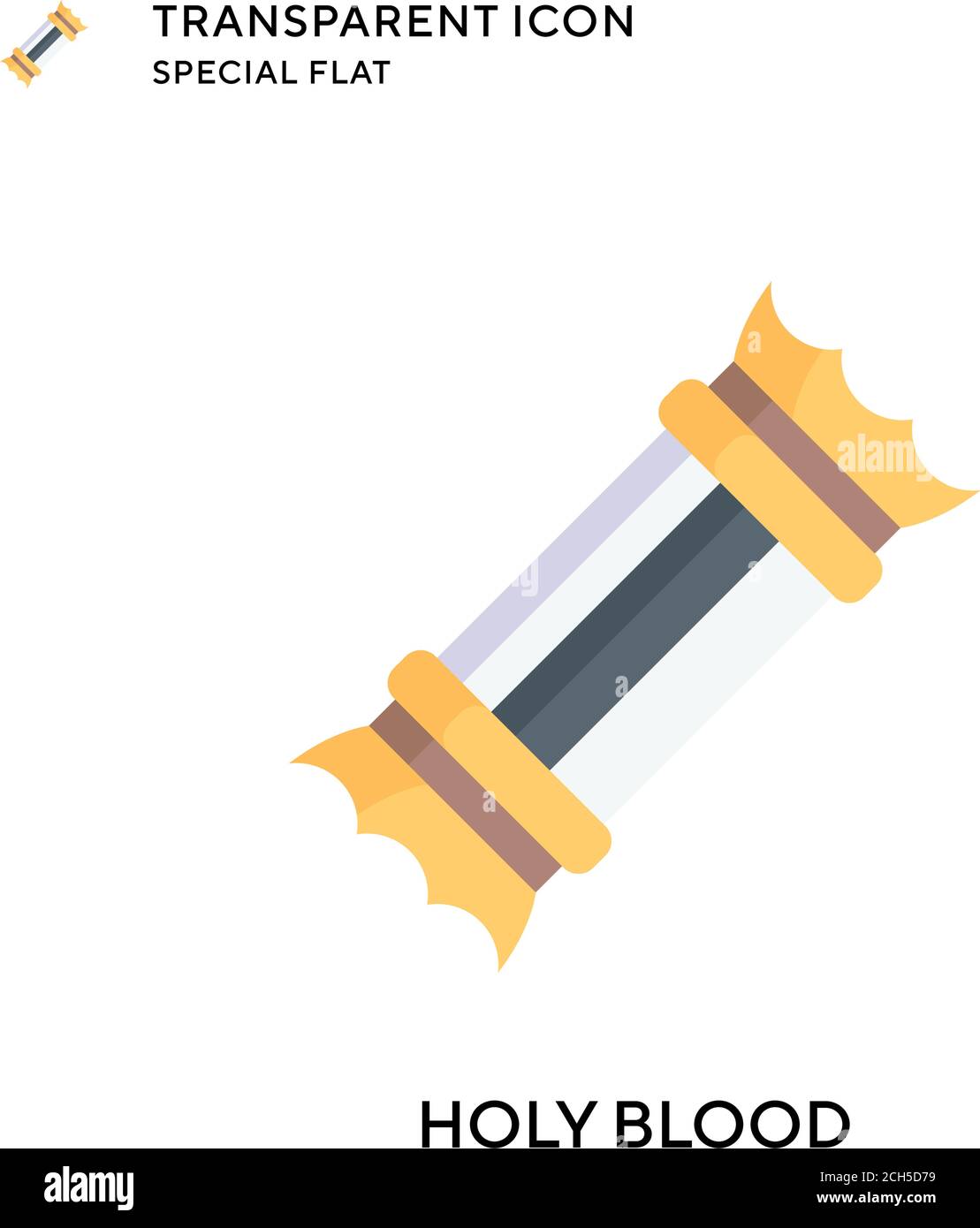 Vektor-Symbol für das heilige Blut. Flache Illustration. Vektor EPS 10. Stock Vektor