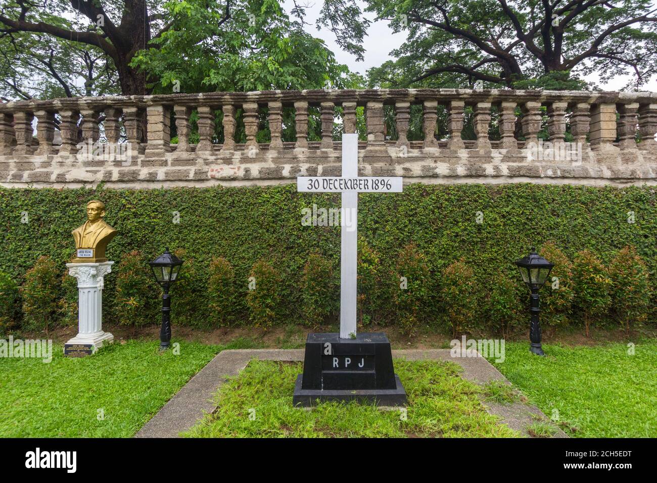 Paco Park in Manila Stockfoto