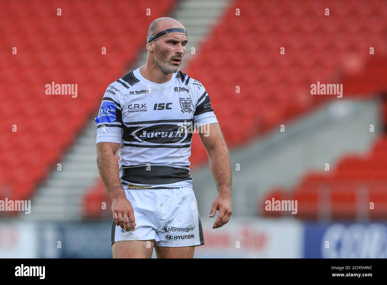 Danny Houghton (9) von Hull FC während des Spiels Stockfoto