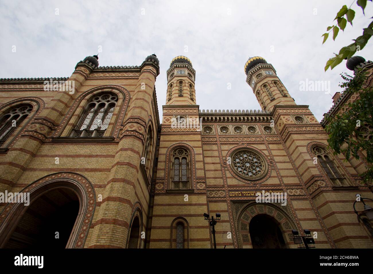 Osteuropa, Ungarn, Budapest, Dohany Straße große Synagoge Stockfoto