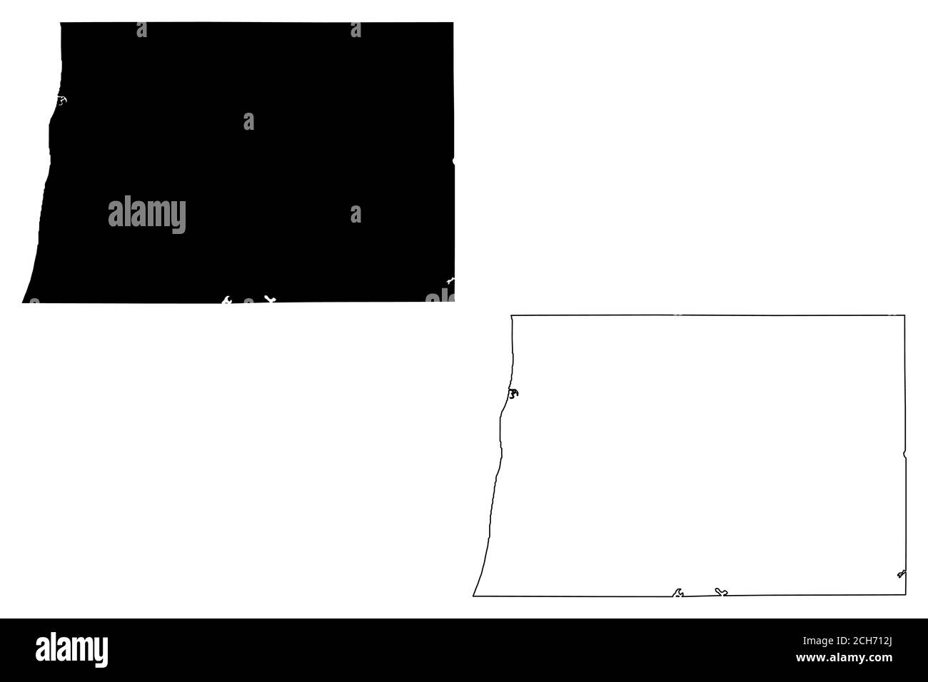 Allegan County, Michigan (U.S.-County, Vereinigte Staaten von Amerika, USA, U.S., US) Karte Vektor Illustration, scribble Skizze Allegan Karte Stock Vektor