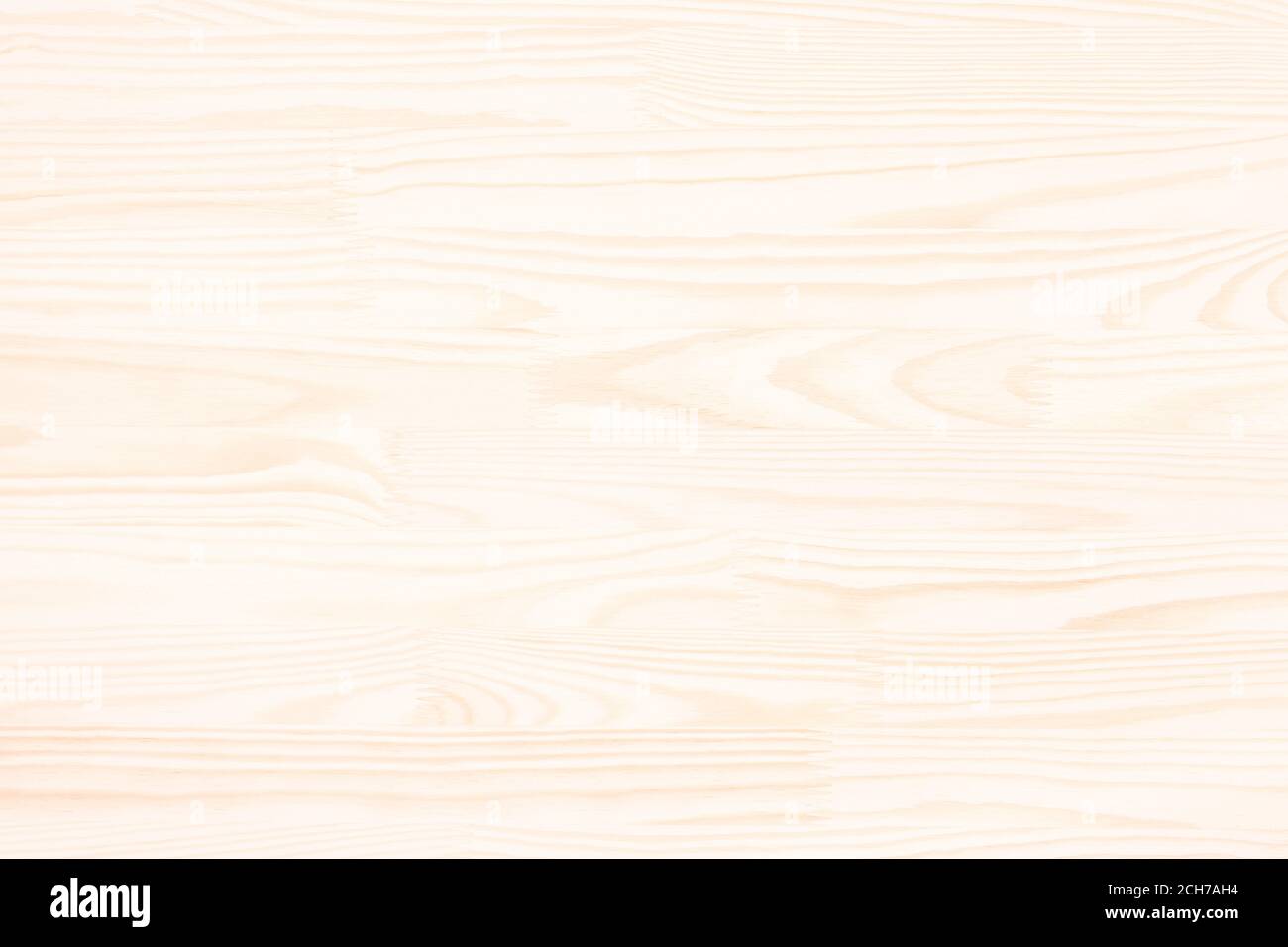 Heller Holzhintergrund. Holzstruktur mit natürlichem Muster. Die hellbeige Holzstruktur. Die horizontale Planke Stockfoto