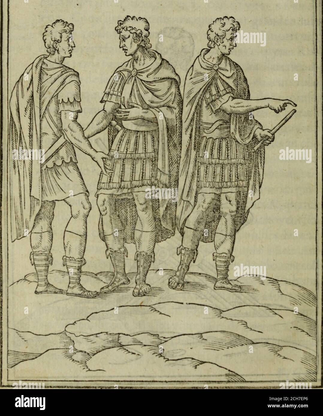 . Discours de la Religion des anciens Romains : de la castrametation & discipline militaire d'iceux. Des bains & Antiquitäten Exercitations grecques & romaines ... . CENTURIONS ET DECORIONS EN LEVRaccoutrement de guerre, tel quils lu fortoyent au Camp. I. DES ROMAINS. 75 an conbeginning les Confuls élivoyent les Tri-Buns, pour prefîder aux légions Romaines , & pourauoir lautorité fur les gens- darmes SE exercite des RO-Mains. Depuis ils furet éleus par les Gens-d armes, à quieftoit donnée cette Charge & prééminence. Par fuccef-fion de temps ils veindrentà eftrefai£ts parle fufFragedu peuple. Apres Stockfoto