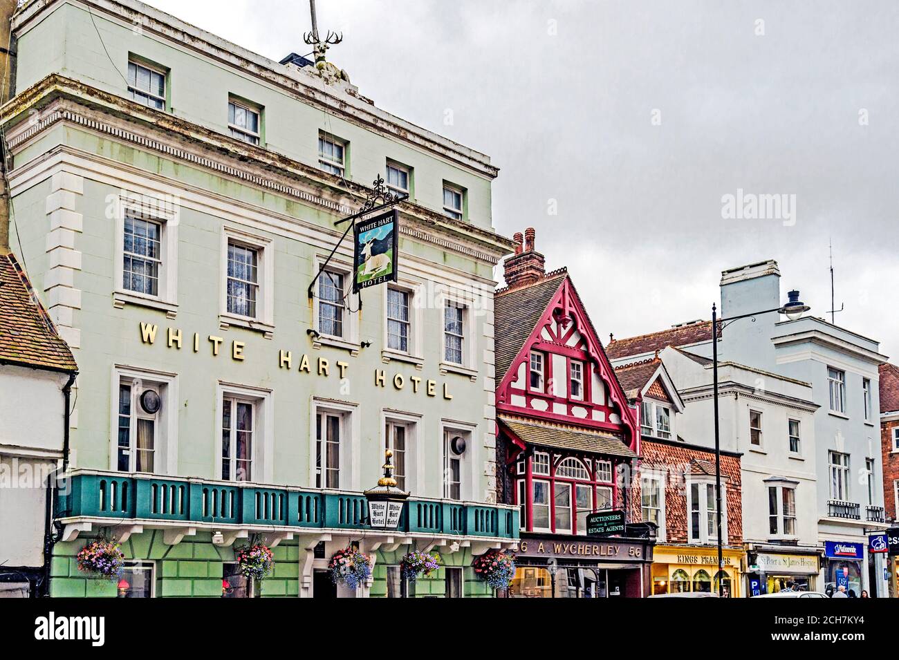 Lewes White Hart Hotel, Wiege der amerikanischen revolution Stockfoto