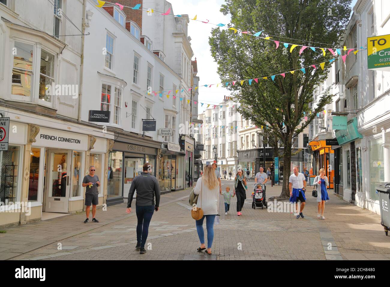 East Street in Brighton, Großbritannien Stockfoto