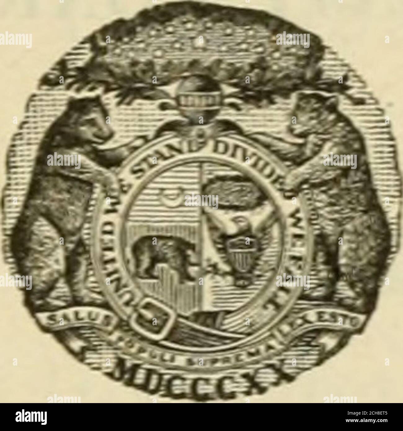 . Jahresbericht des State Board of Health und Bureau of Vital Statistics von Missouri . BUREAU OF VITAL STATISTICS1917-1918 MITGLIEDER STAAT VORSTAND FÜR GESUNDHEIT. W. A. Clark, M. D., President Jefferson City W. J. Ferguson, M. D., Vice-President Sedalia Geo. H. Jones, M. D., Secretary Jefferson City Emmett P. North, M. D. St. Louis T. A. Son, M. D. Bonne Terre T. H. WUcoxen, M. D. Bowling Green T. W. Cotton, M. D. Van Buren Jefferson City The Hugh Stephens Co. Printers BRIEF OF TRANSMITTAL. State Department of Health. An seine Exzellenz Frederick D. Gardner, Gouverneur von Missouri. Sir: Ich bin hiermit prese Stockfoto