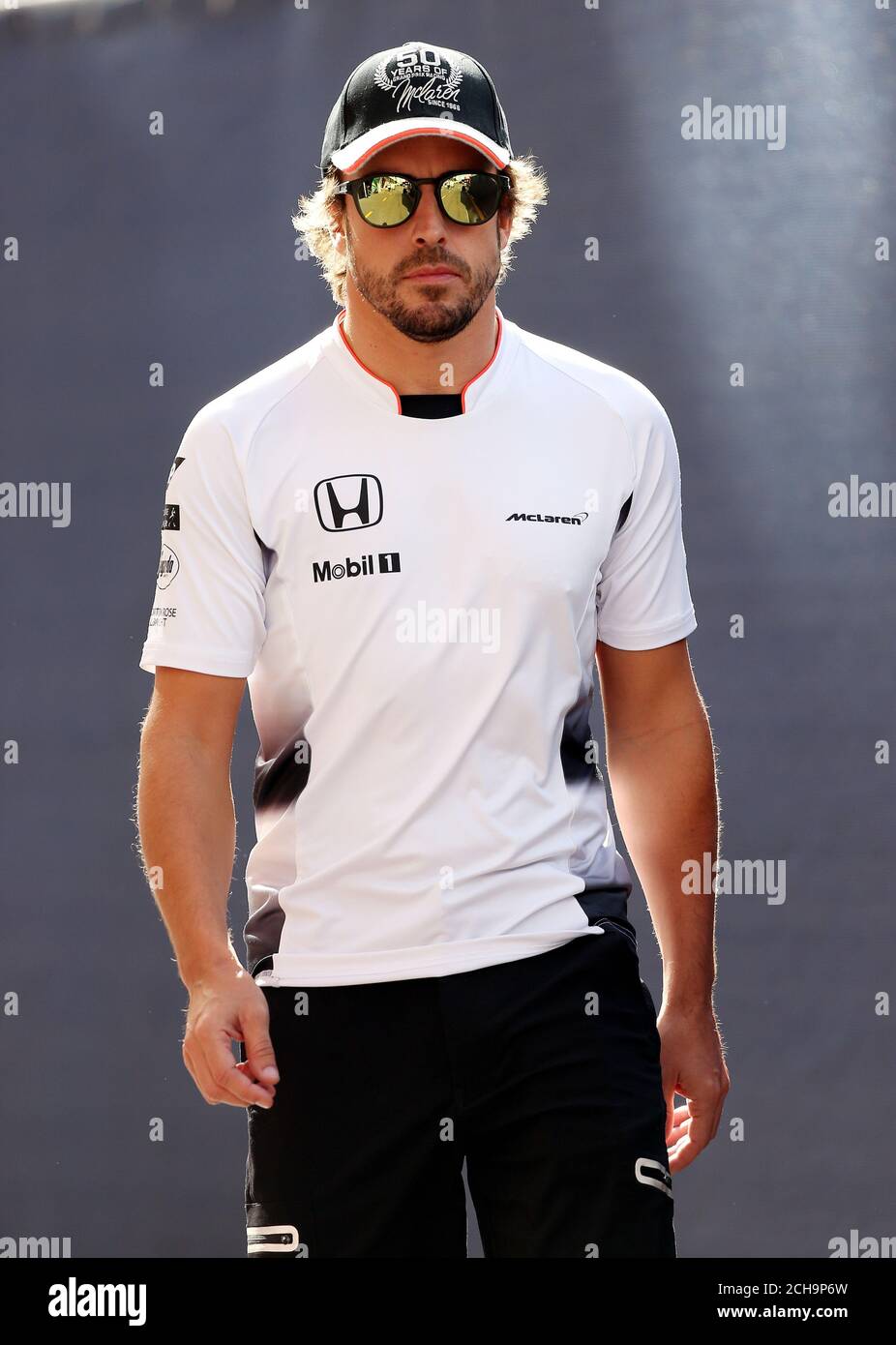 Fernando Alonso von McLaren auf dem Circuit de Monaco, Monaco. DRÜCKEN SIE VERBANDSFOTO. Bilddatum: Donnerstag, 26. Mai 2016. Siehe PA Story AUTO Monaco. Bildnachweis sollte lauten: David Davies/PA Wire. Stockfoto