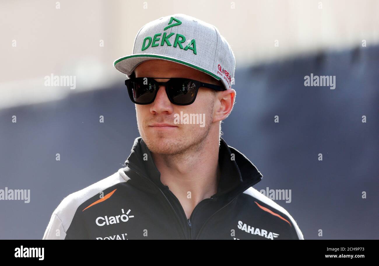 Zwingen Sie den indischen Nico Hulkenberg auf dem Circuit de Monaco, Monaco. DRÜCKEN Sie VERBANDSFOTO. Bilddatum: Donnerstag, 26. Mai 2016. Siehe PA Story AUTO Monaco. Bildnachweis sollte lauten: David Davies/PA Wire. EINSCHRÄNKUNGEN: Nur für redaktionelle Zwecke. Kommerzielle Nutzung mit vorheriger Zustimmung der Teams. Weitere Informationen erhalten Sie unter +44 (0)1158 447447. Stockfoto