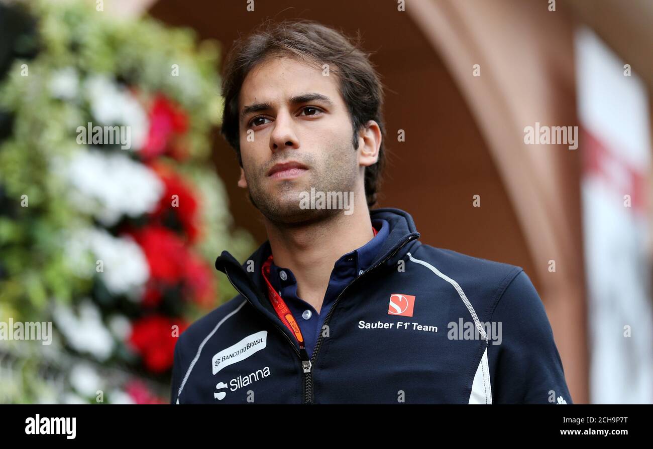 Sauber's Felipe Nasr auf dem Circuit de Monaco, Monaco. DRÜCKEN Sie VERBANDSFOTO. Bilddatum: Donnerstag, 26. Mai 2016. Siehe PA Story AUTO Monaco. Bildnachweis sollte lauten: David Davies/PA Wire. EINSCHRÄNKUNGEN: Nur für redaktionelle Zwecke. Kommerzielle Nutzung mit vorheriger Zustimmung der Teams. Weitere Informationen erhalten Sie unter +44 (0)1158 447447. Stockfoto