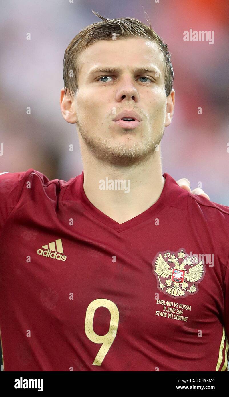 Russlands Aleksandr Kokorin Stockfoto