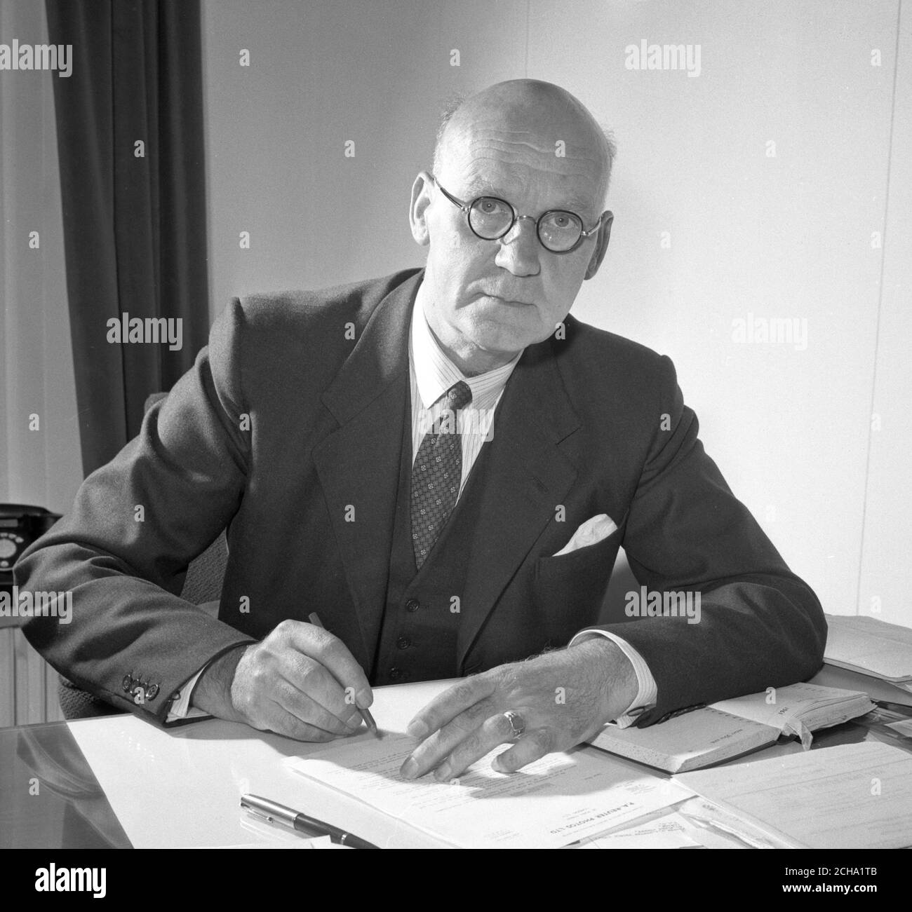 CH Johnson der Pressevereinigung. Stockfoto