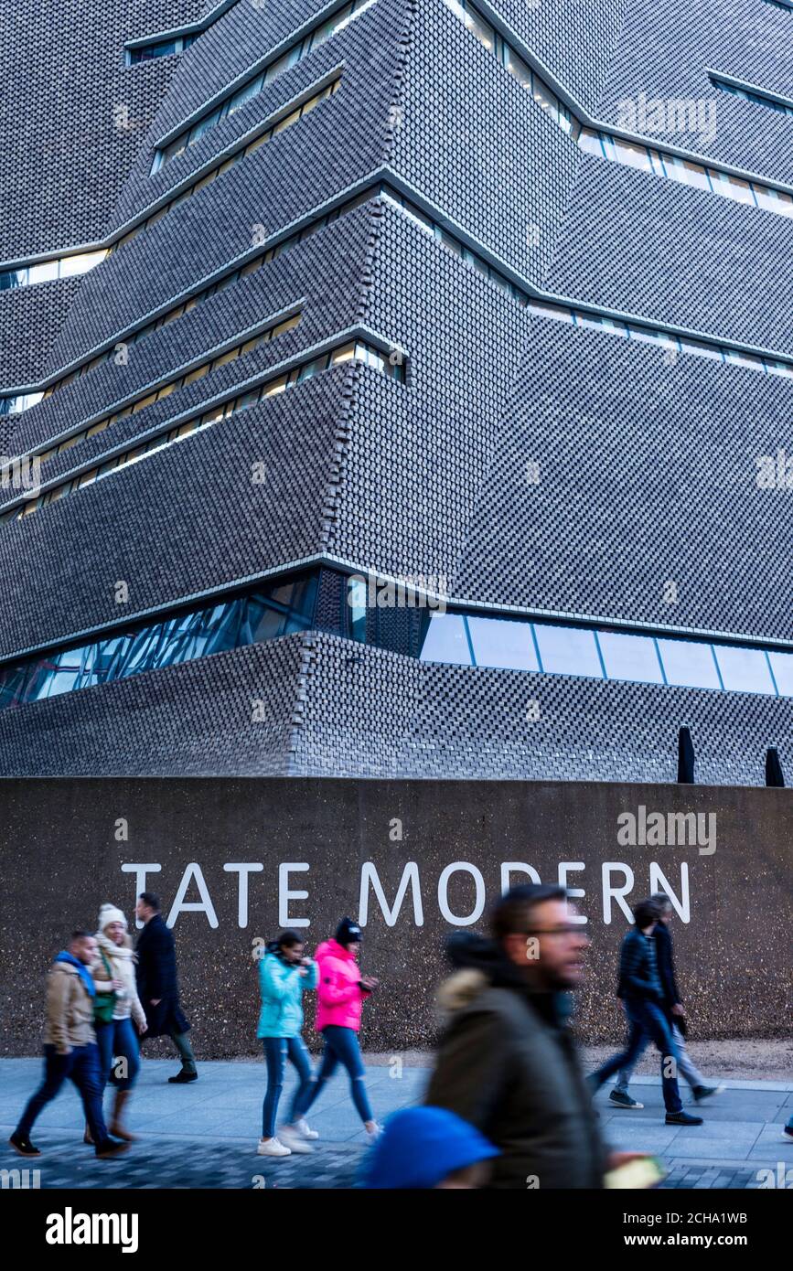 Tate modernes Gebäude, London, Großbritannien Stockfoto