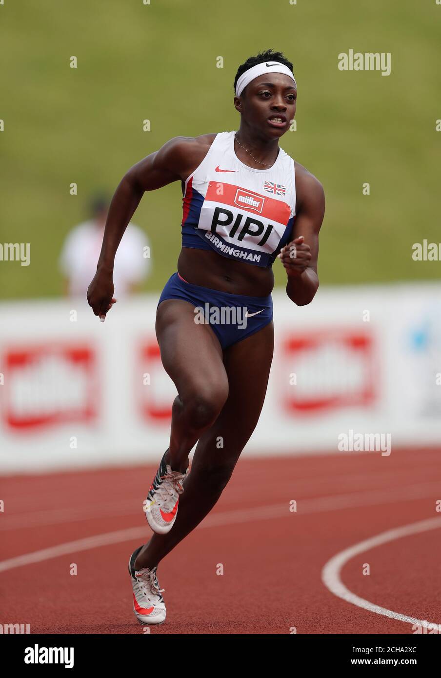 AMA Pipi im 200m während des zweiten Tages der British Championships im Alexander Stadium, Birmingham. Stockfoto