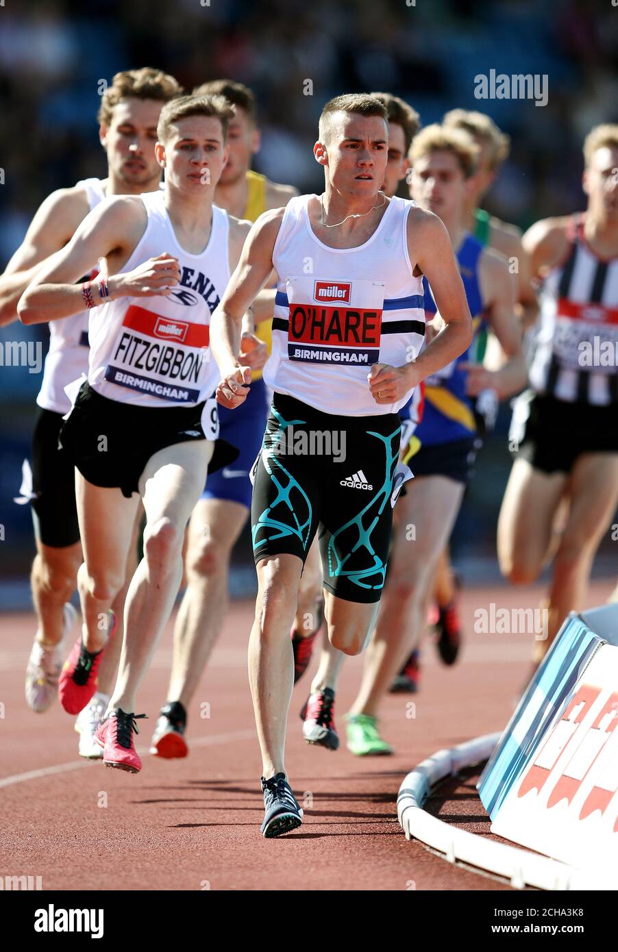 Chris O'Hare in den 1500m während des ersten Tages der British Championships im Alexander Stadium, Birmingham. Stockfoto