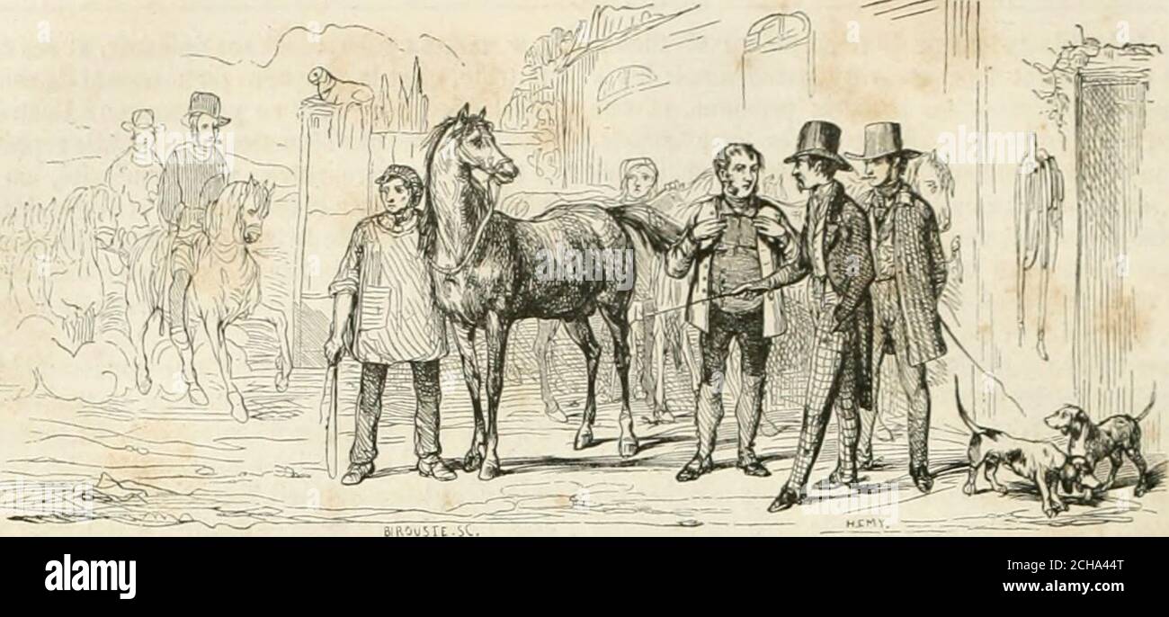 . Les Français peints par eux-mêmes . LE MAQUIGNON ALBERT DUDLISSON Stockfoto