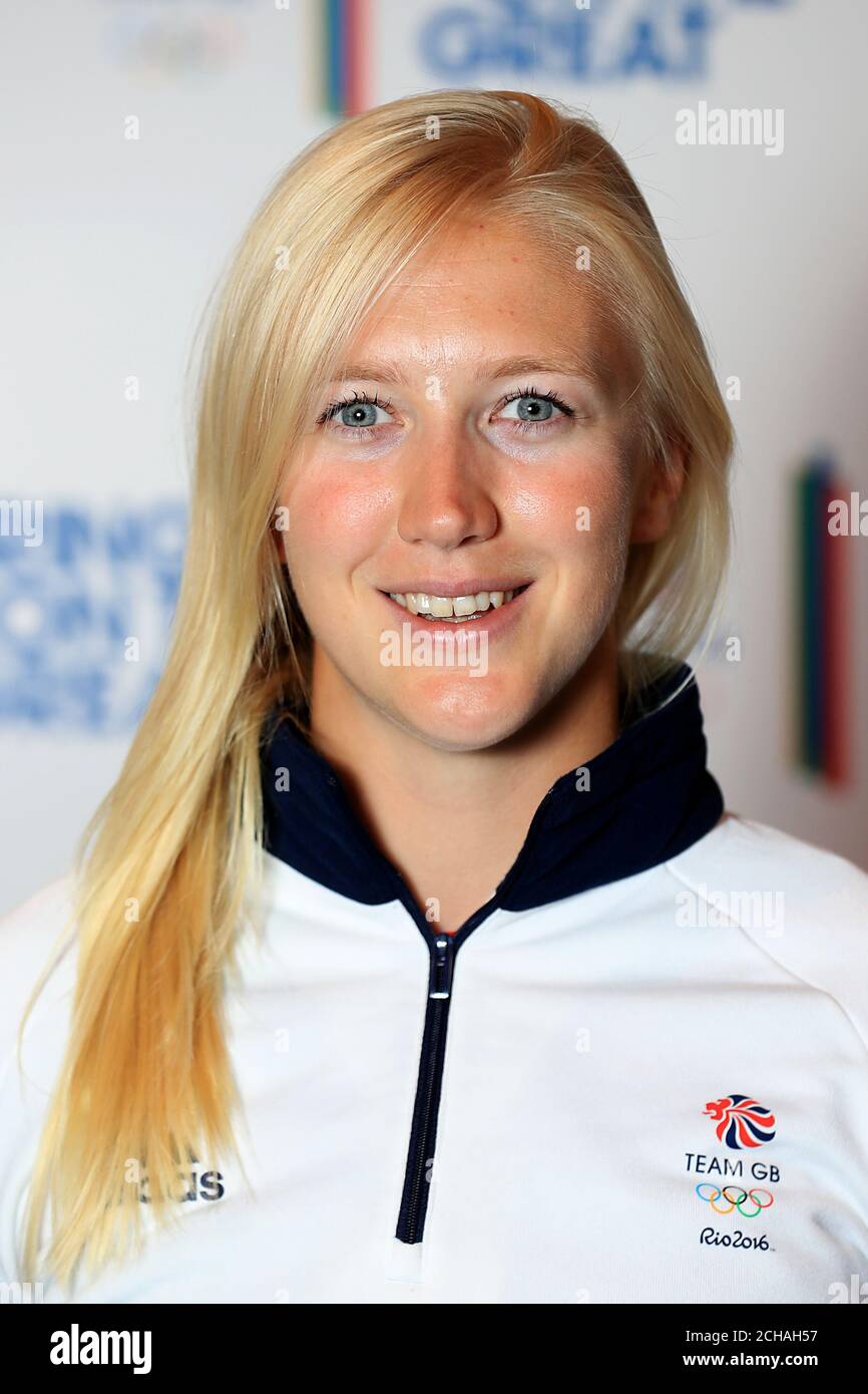 Kanusprinterin Rachel Cawthorn während der Team GB Kitting Out Session im NEC, Birmingham. DRÜCKEN Sie VERBANDSFOTO. Bilddatum: Donnerstag, 7. Juli 2016. Bildnachweis sollte lauten: Tim Goode/PA Wire. Stockfoto