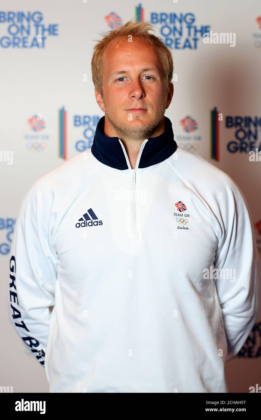 Kanusprinter Jonathan Schofield während der Team GB Kitting Out Session im NEC, Birmingham. DRÜCKEN Sie VERBANDSFOTO. Bilddatum: Donnerstag, 7. Juli 2016. Bildnachweis sollte lauten: Tim Goode/PA Wire. Stockfoto