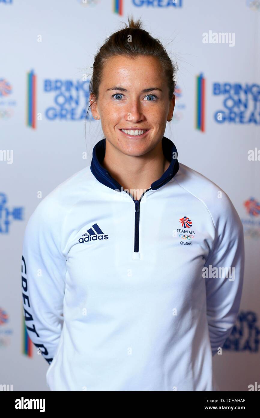 Team GB Hockeyspieler Maddie Hinch während der Kitting Out Session im NEC, Birmingham. DRÜCKEN Sie VERBANDSFOTO. Bilddatum: Donnerstag, 30. Juni 2016. Bildnachweis sollte lauten: Tim Goode/PA Wire Stockfoto