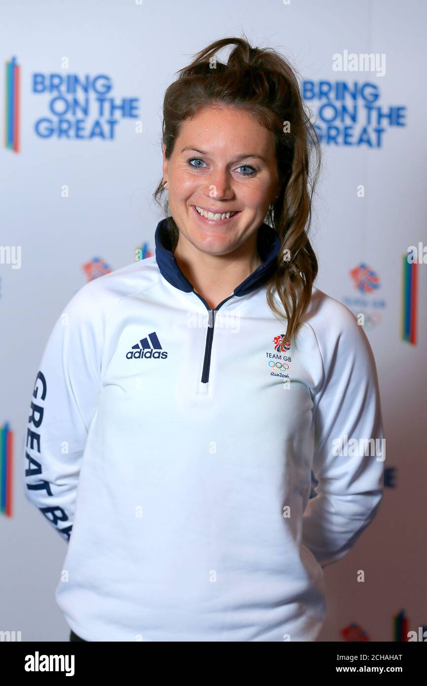Eishockeyspielerin Laura Unsworth vom Team GB beim Kitting Out im NEC, Birmingham. DRÜCKEN Sie VERBANDSFOTO. Bilddatum: Donnerstag, 30. Juni 2016. Bildnachweis sollte lauten: Tim Goode/PA Wire Stockfoto