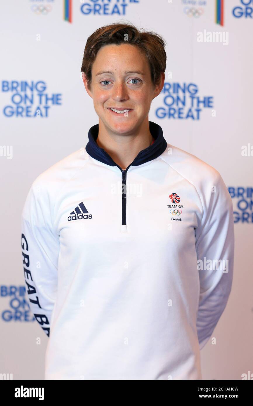 Team GB Hockeyspielerin Hannah McLeod während der Kitting Out Session im NEC, Birmingham. DRÜCKEN Sie VERBANDSFOTO. Bilddatum: Donnerstag, 30. Juni 2016. Bildnachweis sollte lauten: Tim Goode/PA Wire Stockfoto