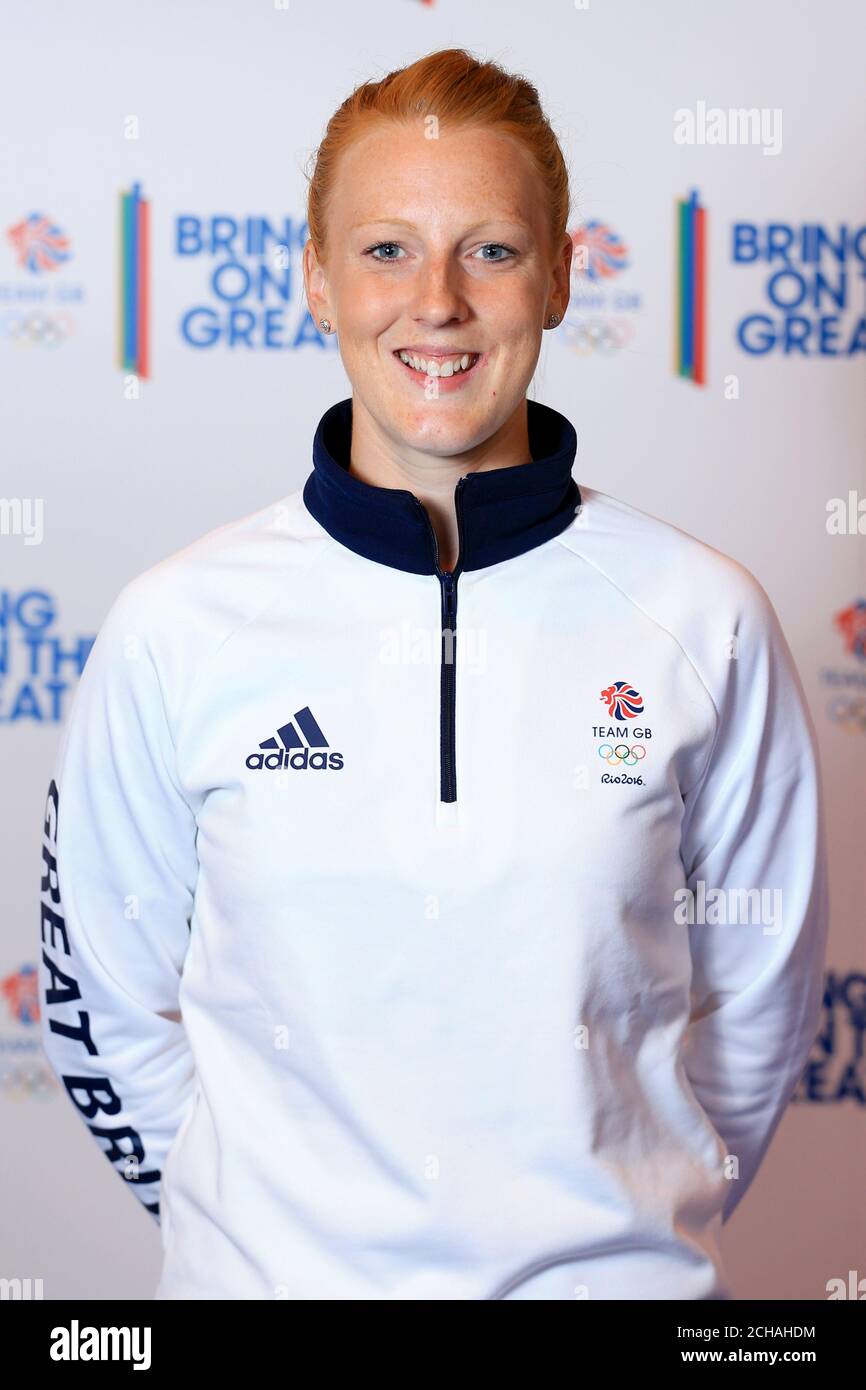Team GB Eishockeyspieler Nicola White während der Kitting Out Session im NEC, Birmingham. DRÜCKEN Sie VERBANDSFOTO. Bilddatum: Donnerstag, 30. Juni 2016. Bildnachweis sollte lauten: Tim Goode/PA Wire Stockfoto