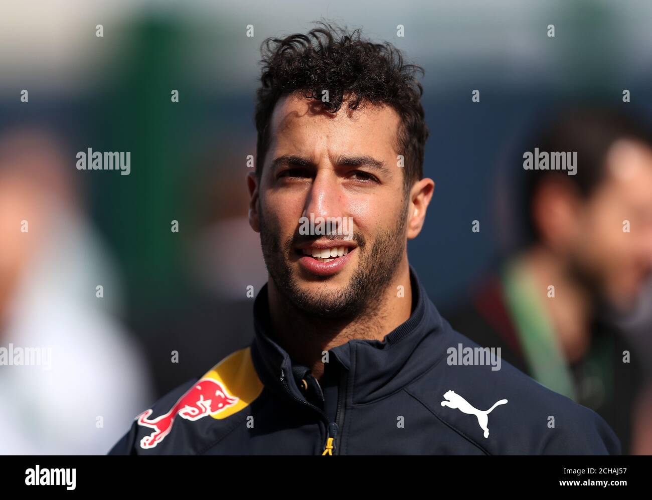 Daniel Ricciardo von Red Bull beim Trainingstag für den Großen Preis von Großbritannien 2016 auf dem Silverstone Circuit, Towcester. DRÜCKEN SIE VERBANDSFOTO. Bilddatum: Freitag, 8. Juli 2016. Siehe PA Story AUTO British. Bildnachweis sollte lauten: David Davies/PA Wire. Stockfoto