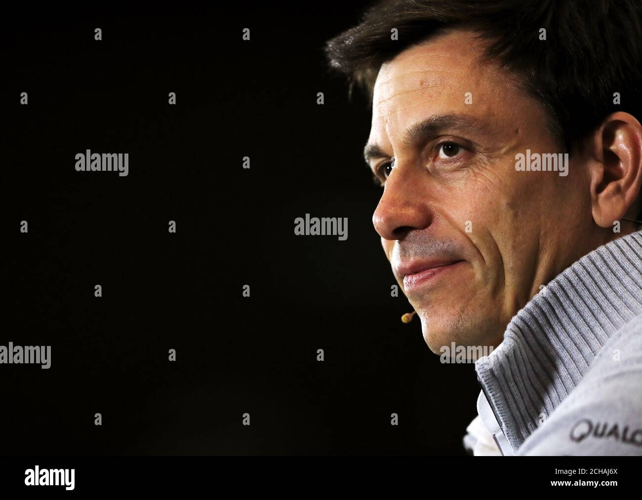 Mercedes-Teamchef Toto Wolff beim Trainingstag zum Grand Prix von Großbritannien 2016 auf dem Silverstone Circuit, Towcester. DRÜCKEN SIE VERBANDSFOTO. Bilddatum: Freitag, 8. Juli 2016. Siehe PA Story AUTO British. Bildnachweis sollte lauten: David Davies/PA Wire. Stockfoto