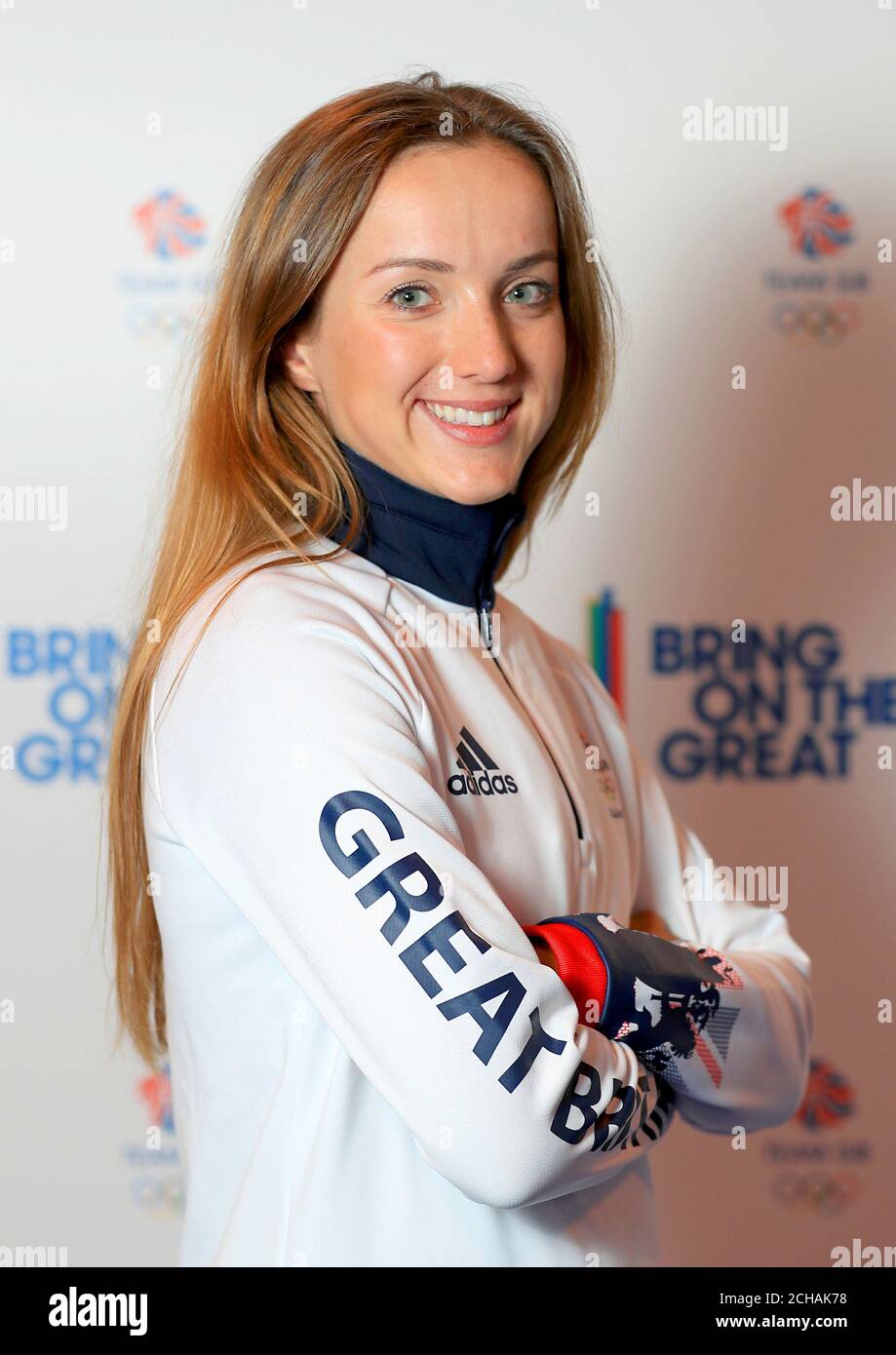 Radfahrer Elinor Barker während der Team GB Kitting Out Session im NEC, Birmingham. DRÜCKEN Sie VERBANDSFOTO. Bilddatum: Mittwoch, 13. Juli 2016. Bildnachweis sollte lauten: Tim Goode/PA Wire Stockfoto
