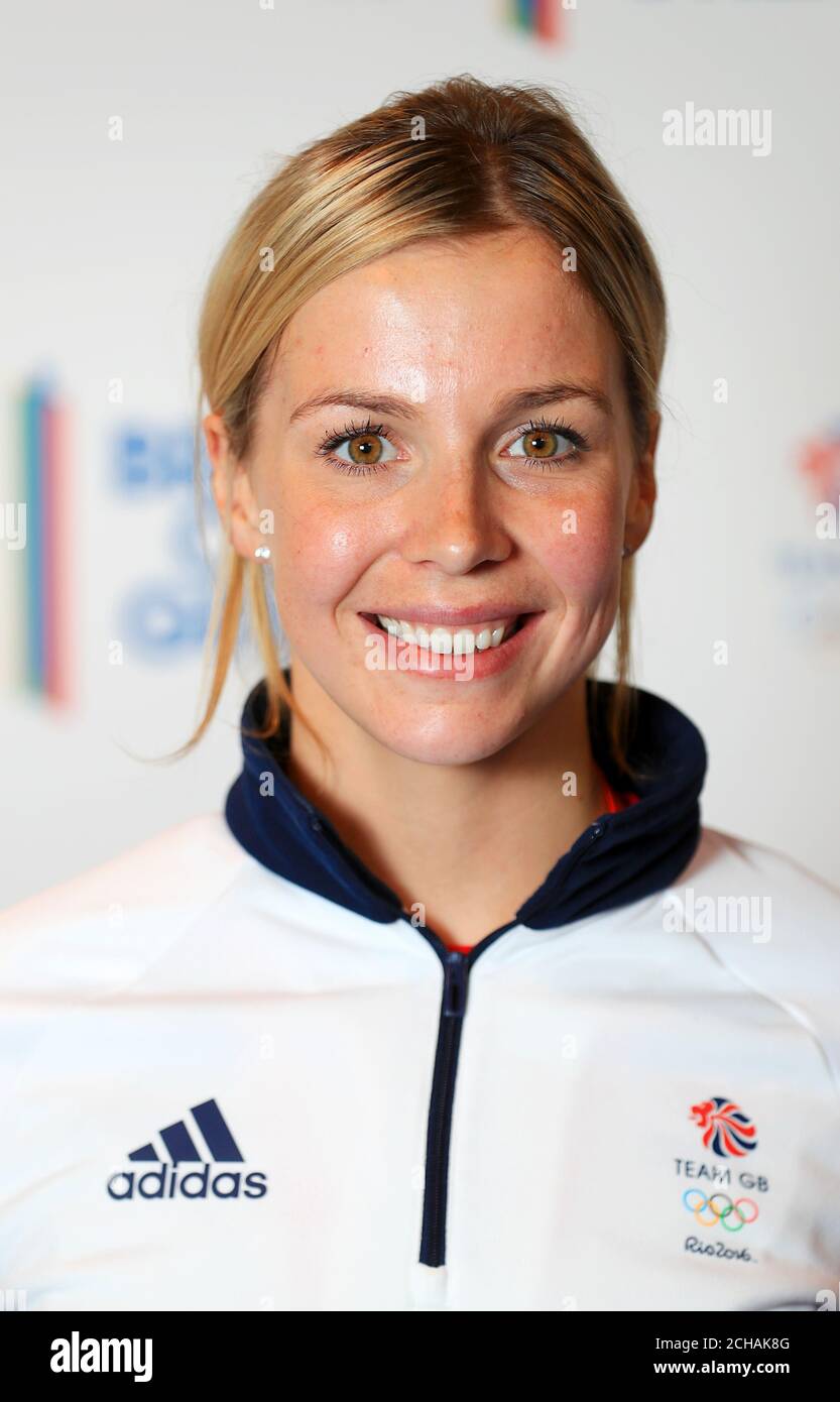Radfahrerin Rebecca James während der Team GB Kitting Out Session im NEC, Birmingham. DRÜCKEN Sie VERBANDSFOTO. Bilddatum: Mittwoch, 13. Juli 2016. Bildnachweis sollte lauten: Tim Goode/PA Wire Stockfoto