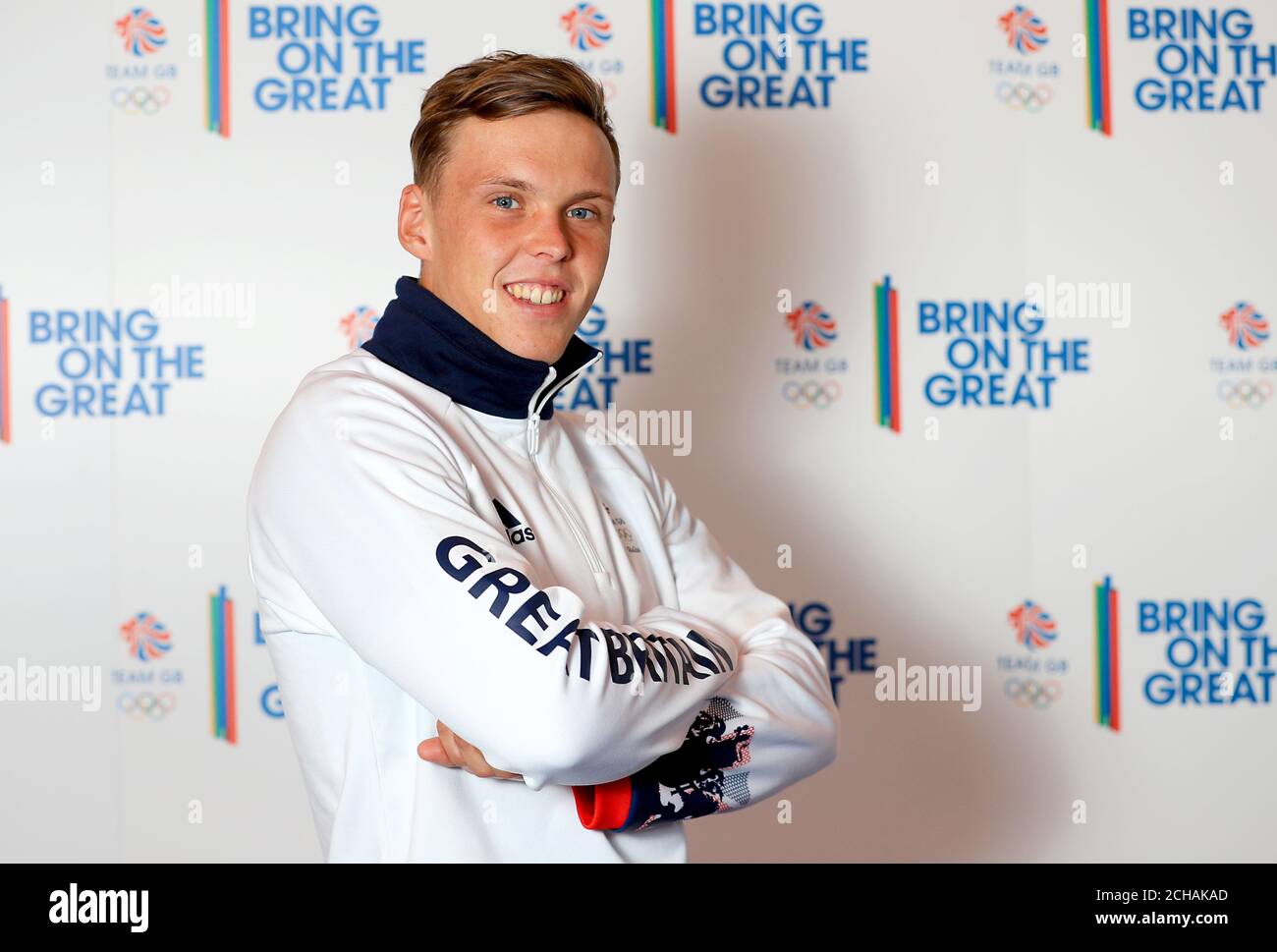 Kanufahrer Joseph Clarke während der Team GB Kitting Out Session im NEC, Birmingham. DRÜCKEN Sie VERBANDSFOTO. Bilddatum: Mittwoch, 13. Juli 2016. Bildnachweis sollte lauten: Tim Goode/PA Wire Stockfoto