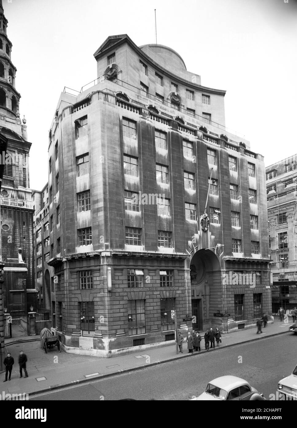 Das Gebäude der Pressevereinigung in der Fleet Street, London. Stockfoto