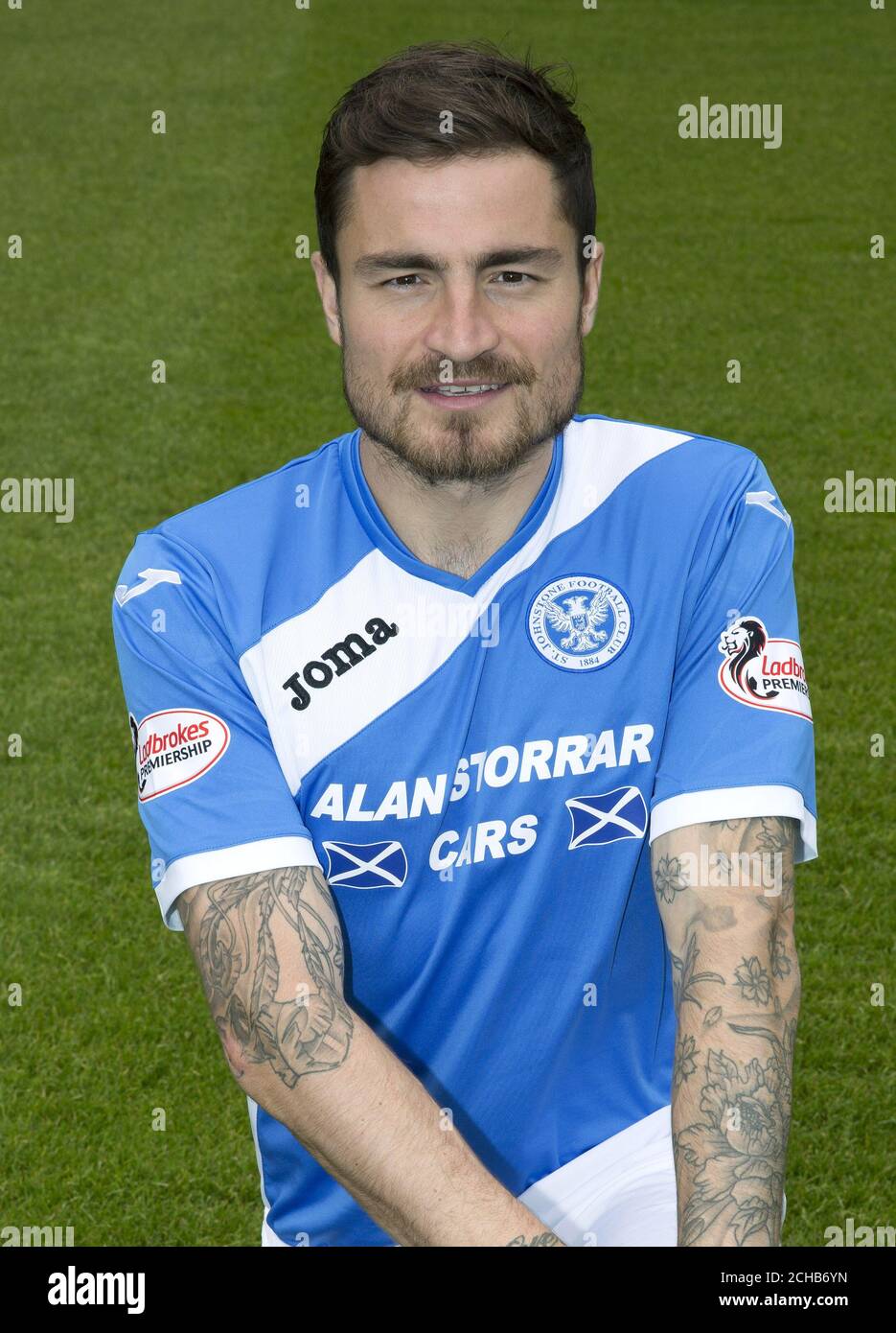 St Johnstone FC Fotocall Saison 2016-17 Paul Paton Stockfoto