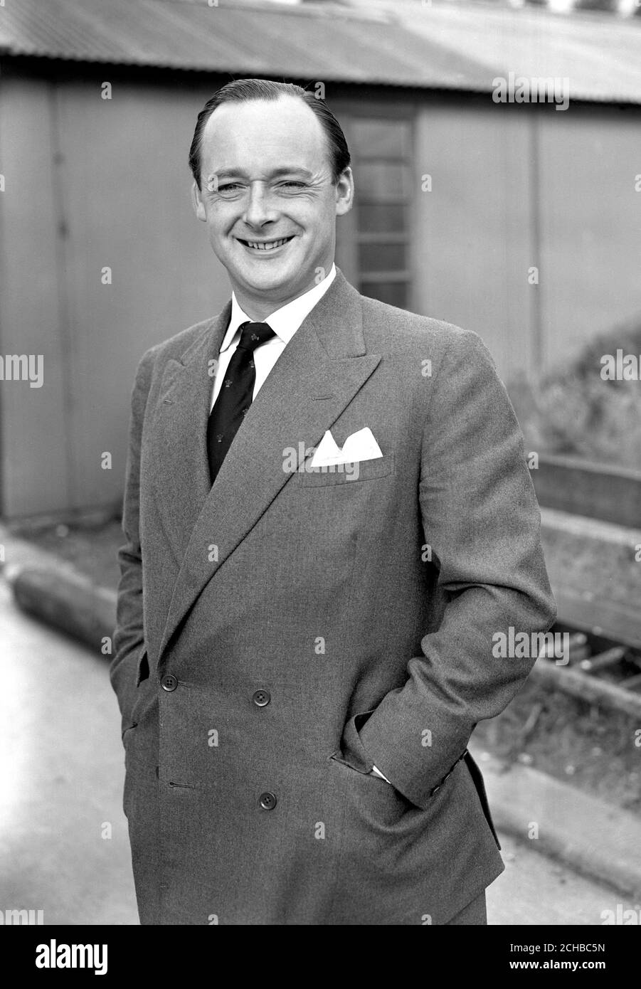 Donald Campbell, Sohn von Sir Malcolm Campbell und ein Geschwindigkeitsrekordbrecher. Stockfoto