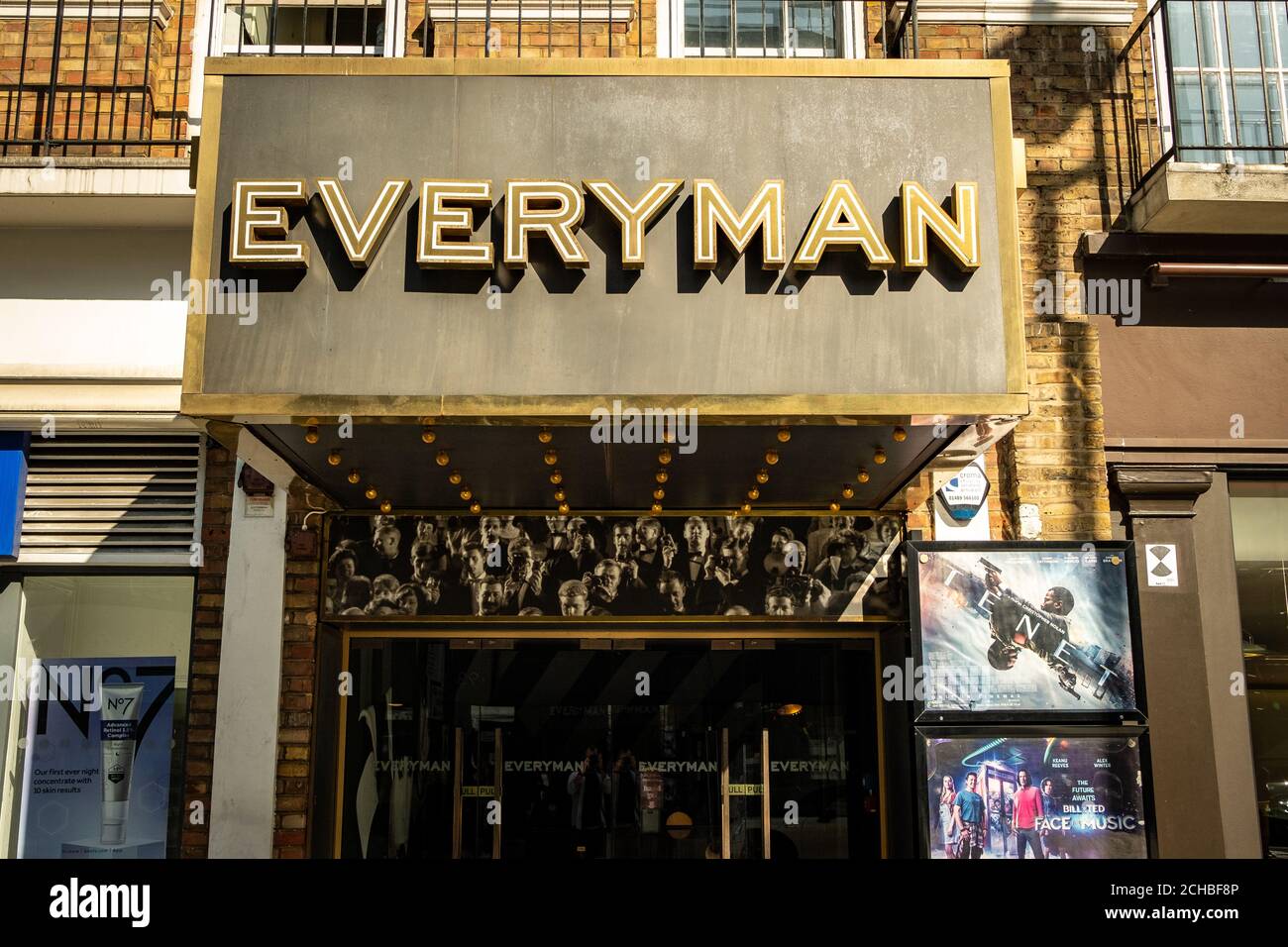 London - September 2020: Everyman Cinema in der Baker Street, Marylebone. Eine Kette von Bilderhäusern Kinos Stockfoto