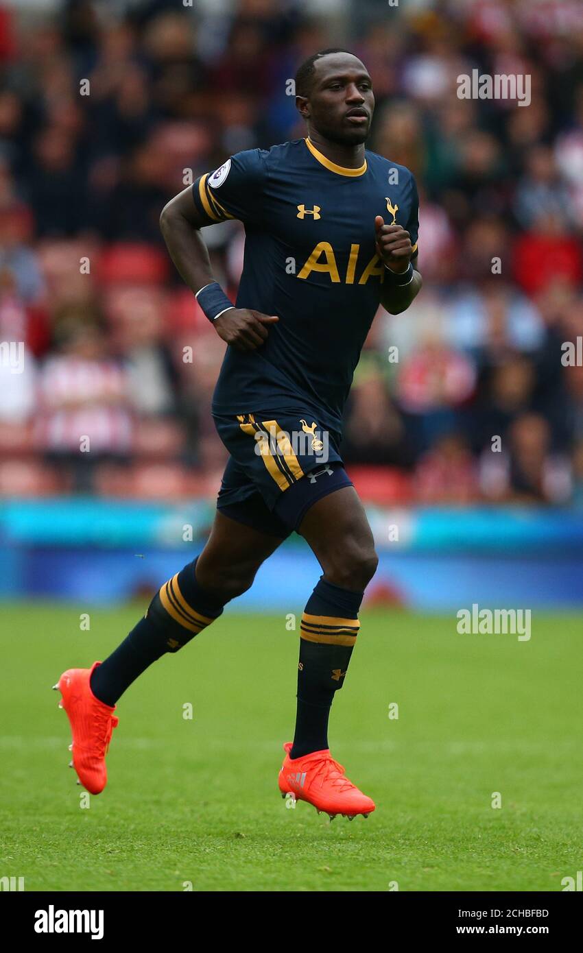 Tottenham Hotspur's Moussa Sissoko während des Premier League-Spiels im Bet 365 Stadium, Stoke-on-Trent. Stockfoto