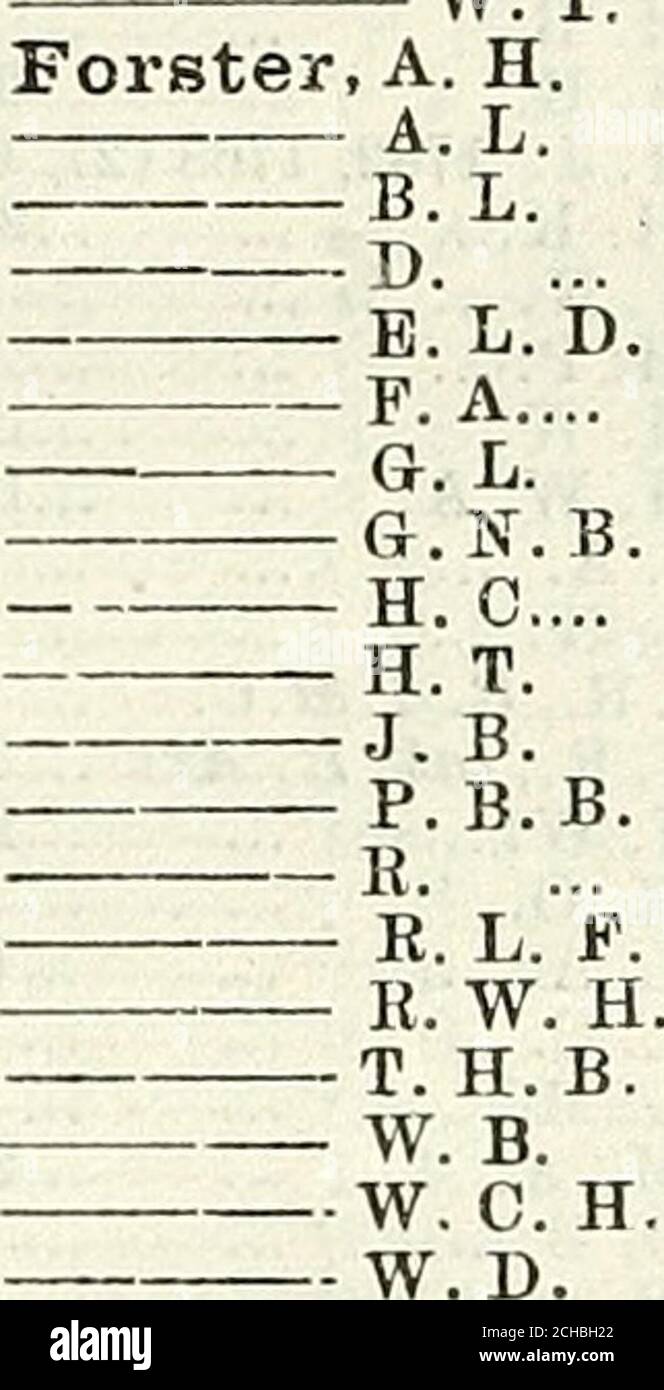 . Liste der Streitkräfte . 686. 1748... 2106...2u42c..20.-:4a390i Forrester, F... R. H. – 9 W. FORSAYETH.R. W. Forscey, J. ... FORSDICK, B. T. W.... W. H. Porsdvke, F. W.t Forsell, L.V horsey, Sir ,7. Forsbail, J. ... FORSHAW, C. H. J. H. W. T. FORMILLI, G. CFORREST, A. B. G. MISS E. V. ... G. O. J., Temp. r.p. J.,QR.-Mr.ret J., J.M.f^. J., Late Line. 7J...,20]0i J 2097 iSYr.) i;«3c J.R 1992 .7. V. 133a L. H 15:7 R., n. Art 1654.7 R., WT.O/T.ret.Pens. 2147 - R. S... 2042c R.W 21366 W. ...■ 211^ Jiev. W. ... 1742, 2077... i]47... 21.39... 2106... 2U71...U05d... 1753... 1542... 1700...l?6.c... 21.39... 212 Stockfoto