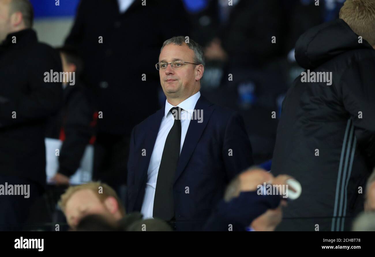 Jon Rudkin, Fußballdirektor von Leicester City, während des UEFA Champions League-Spiels im King Power Stadium in Leicester. DRÜCKEN Sie VERBANDSFOTO. Bilddatum: Dienstag, 18. Oktober 2016. Siehe PA Geschichte FUSSBALL Leicester. Bildnachweis sollte lauten: Mike Egerton/PA Wire Stockfoto