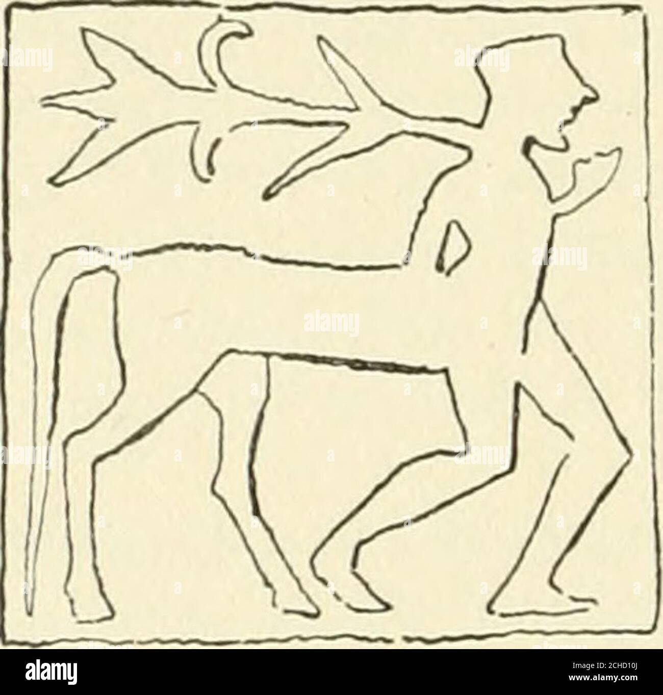 . Bericht über die Ermittlungen in Assos, 1882, 1883, pt. I . m die Hamilton, die andere aus der Castellani-Sammlung. Zum Zeitpunkt des Schreibens sind sie nicht durch Katalognummern gekennzeichnet. Holzschnitte von ihnen sind von Colvin im Essay vor zitiert, Feigen. 2 und 3. Zwei weitere Edelsteine sind von Micali, Storia, pi illustriert. 46. Eine auffallende Besonderheit dieser letzteren ist, daß beide der menschbeinigen Zentauren geflügelt werden; das eine, mit dem vorderen Beinminating in den Talonen, die die Flügel von den menschlichen Schultern ausgedehnt haben, das andere von den Pferden zurück, Pegasos-like. Diese Ergänzungen öffnen eine breite ansicht von Stockfoto