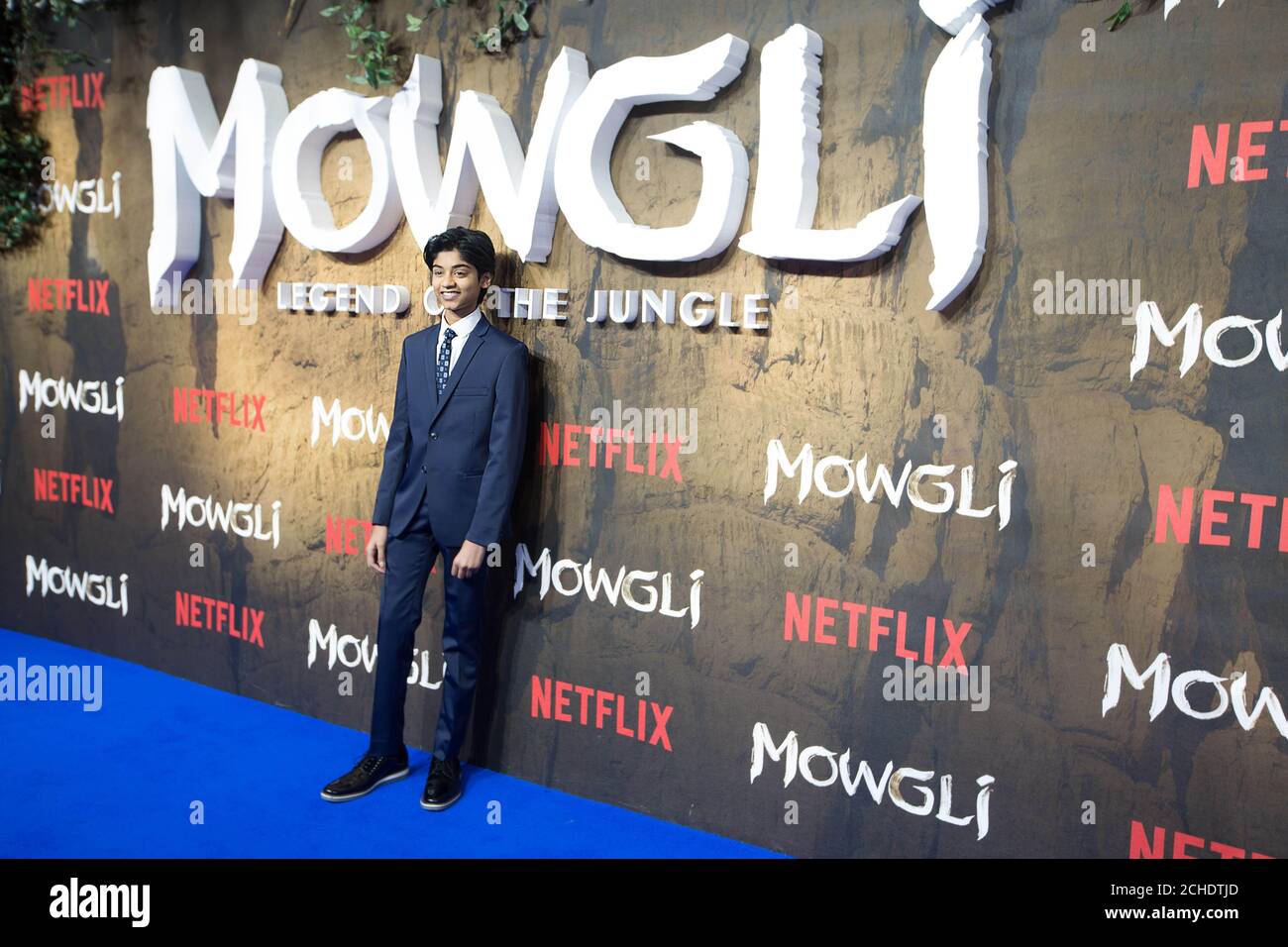 Rohan Chand kommt zur Premiere von Mowgli: Legend of the Jungle im Curzon Mayfair Stockfoto