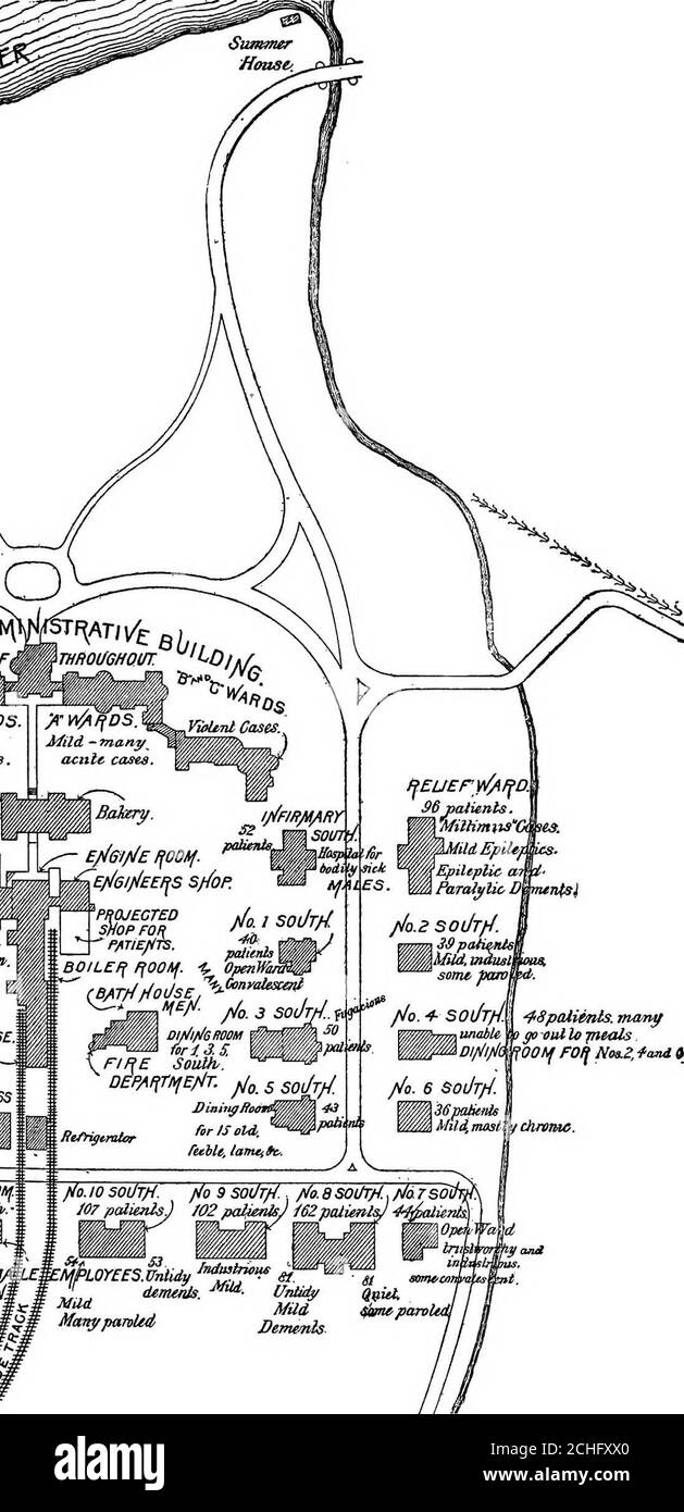 . Die institutionelle Betreuung der Wahnsinnigen in den Vereinigten Staaten und Kanada . 234 INSTITUTIONELLE BETREUUNG DES INSANEN Dr. Harold N. Moyer wurde im November 1879 zum Assistenzarzt ernannt. Anfang 1882 hatte John H. Clough, der von Anfang an den Präsidenten des Kuratoriums hatte, seinen Rücktritt verzehntet. Mr. Doughs Dienst war von greatvalue für die Anstalt von seinen gesunden Geschäft Ansichten und von seiner greatprodity und Unabhängigkeit des Buchstabens gewesen. Im Juni 1882 wurde Ezra B.McCagg, aus Chicago, zum Nachfolger von Herrn Cloughand in den Vorsitz des Verwaltungsrats gewählt. Dr. Henry M. Bannis-t Stockfoto