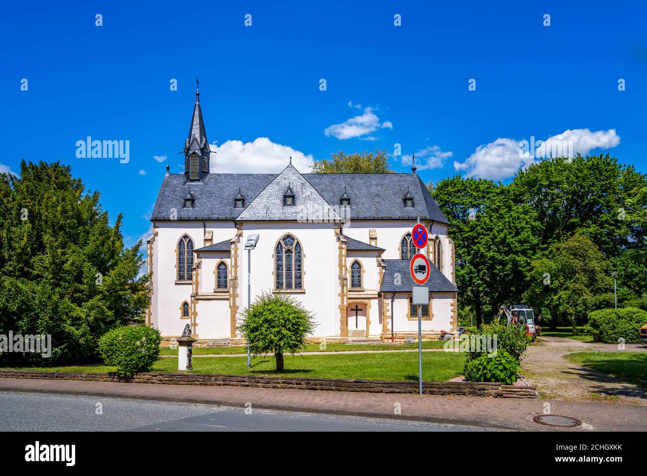 Kirche in Wanfried, Deutschland Stockfoto