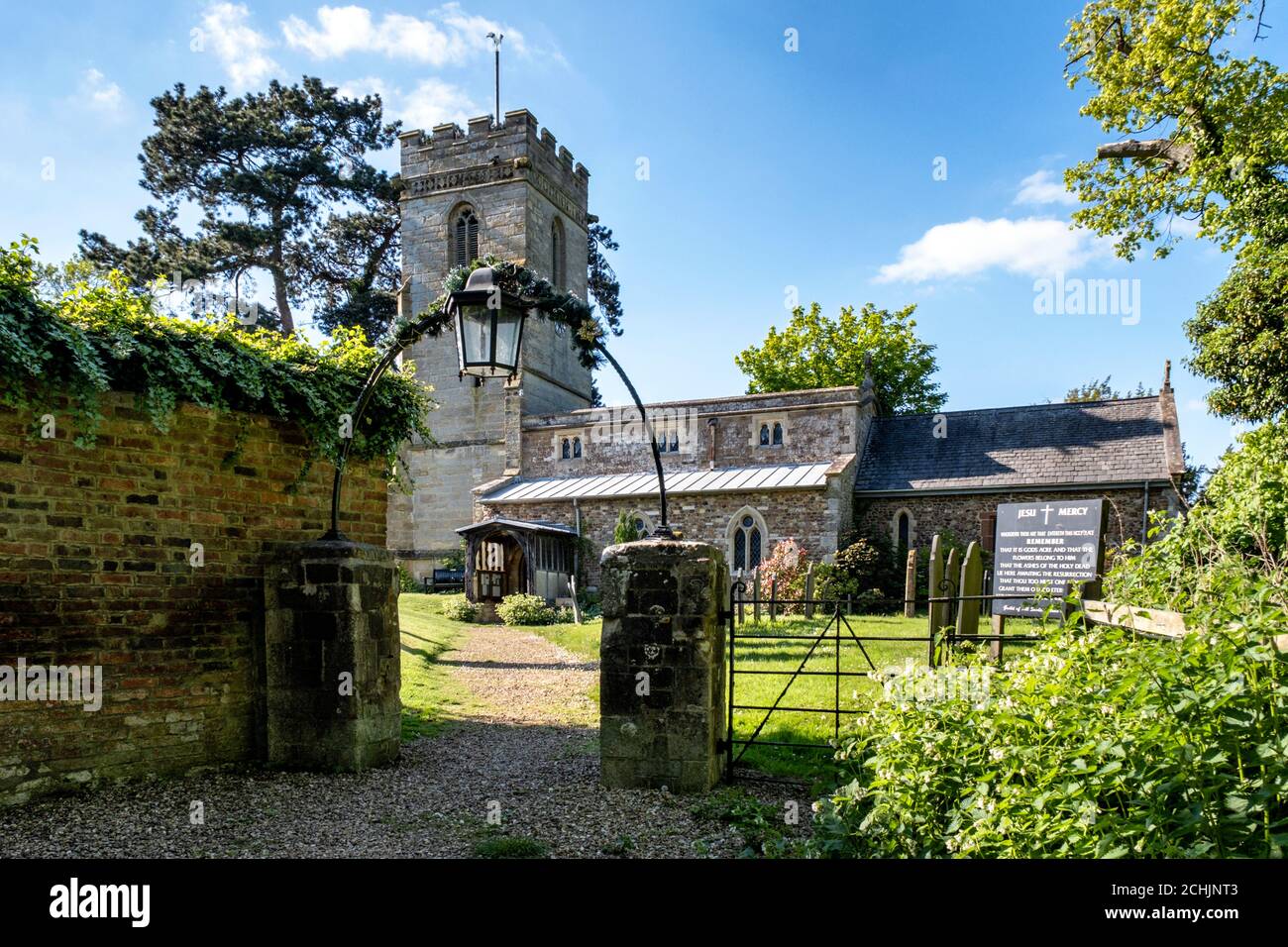 St.-Andreas Kirche, Peatling Parva, Leicestershire, England, Vereinigtes Königreich Stockfoto