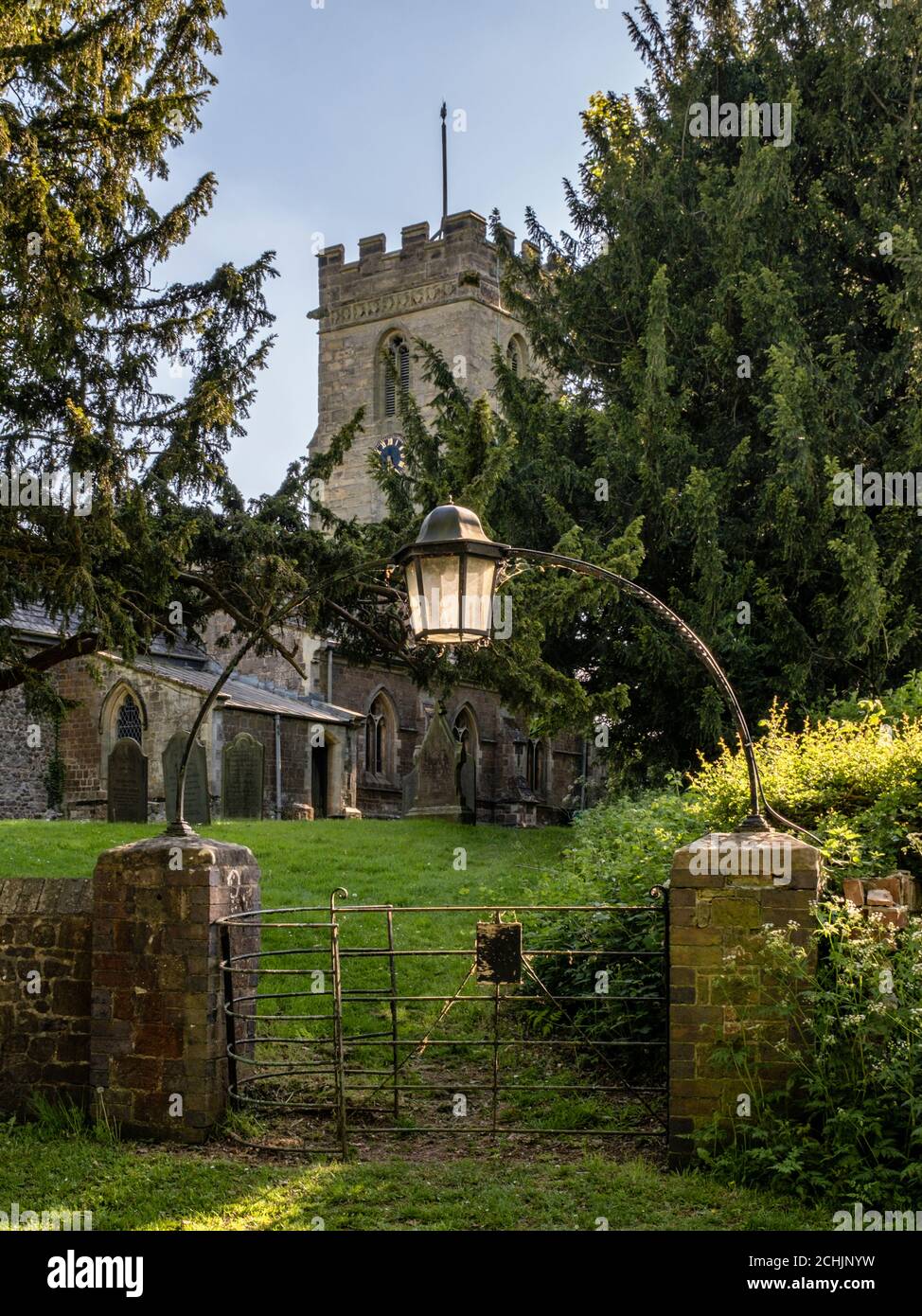 St.-Andreas Kirche, Peatling Parva, Leicestershire, England, Vereinigtes Königreich Stockfoto