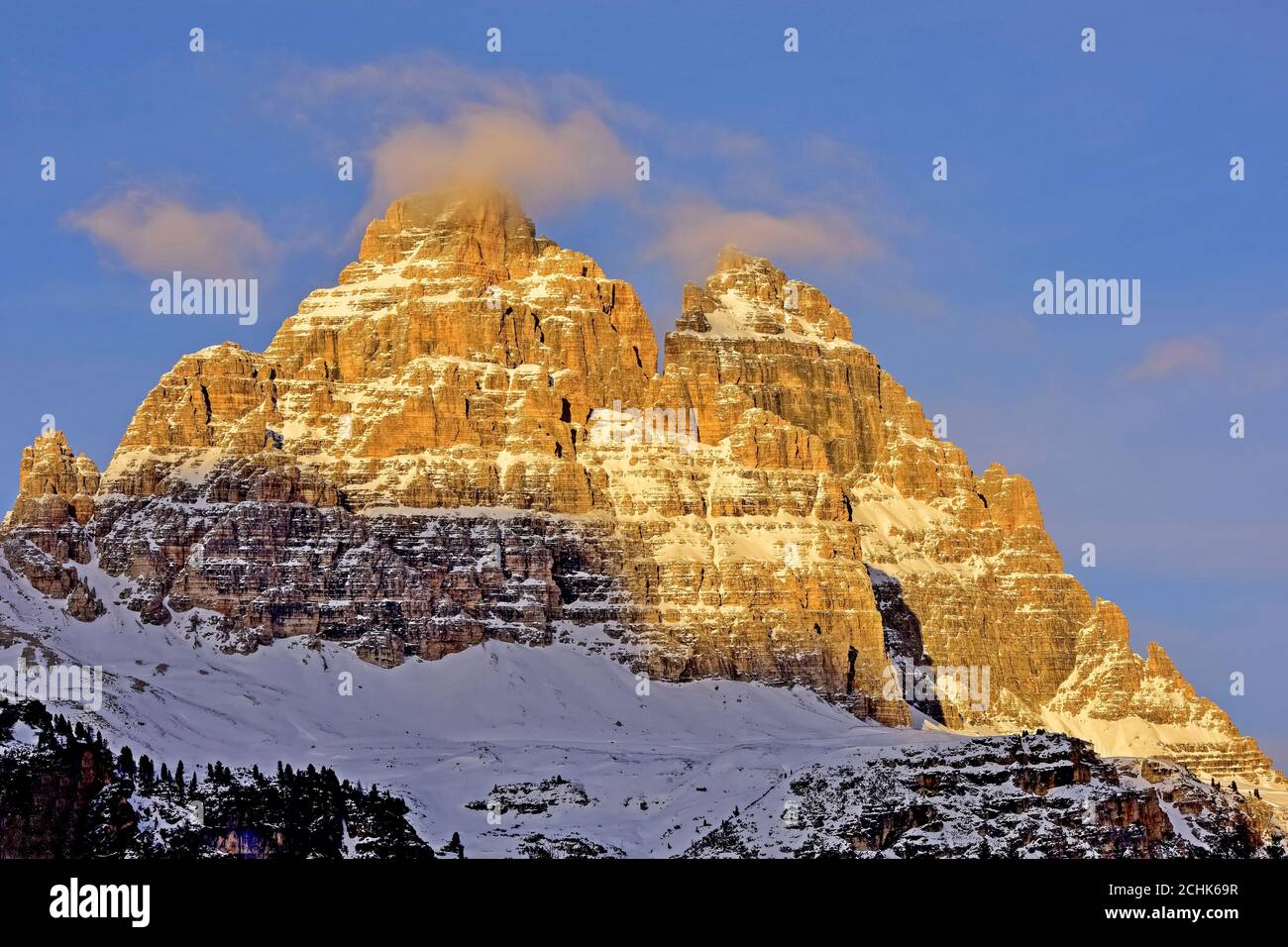 Italien Venetien Dolomiti Bellunesi - Tre cime di lavaredo Stockfoto