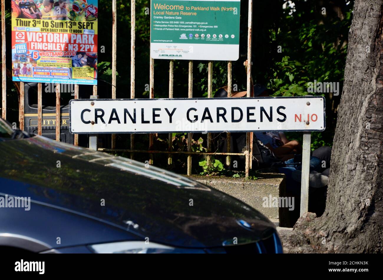 23 cranley Gardens N10 Heim von dennis andrew nilsen britains Der produktivste Serienmörder muswell Hill im Norden londons england Stockfoto